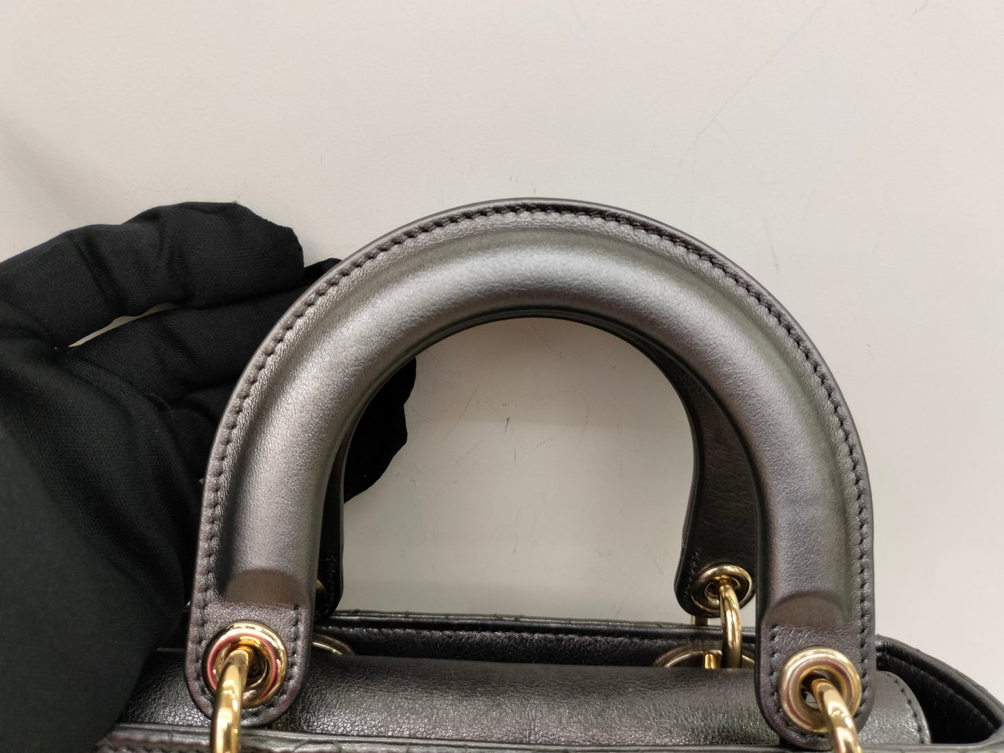Lady Dior Small Gun Metal GHW 2019