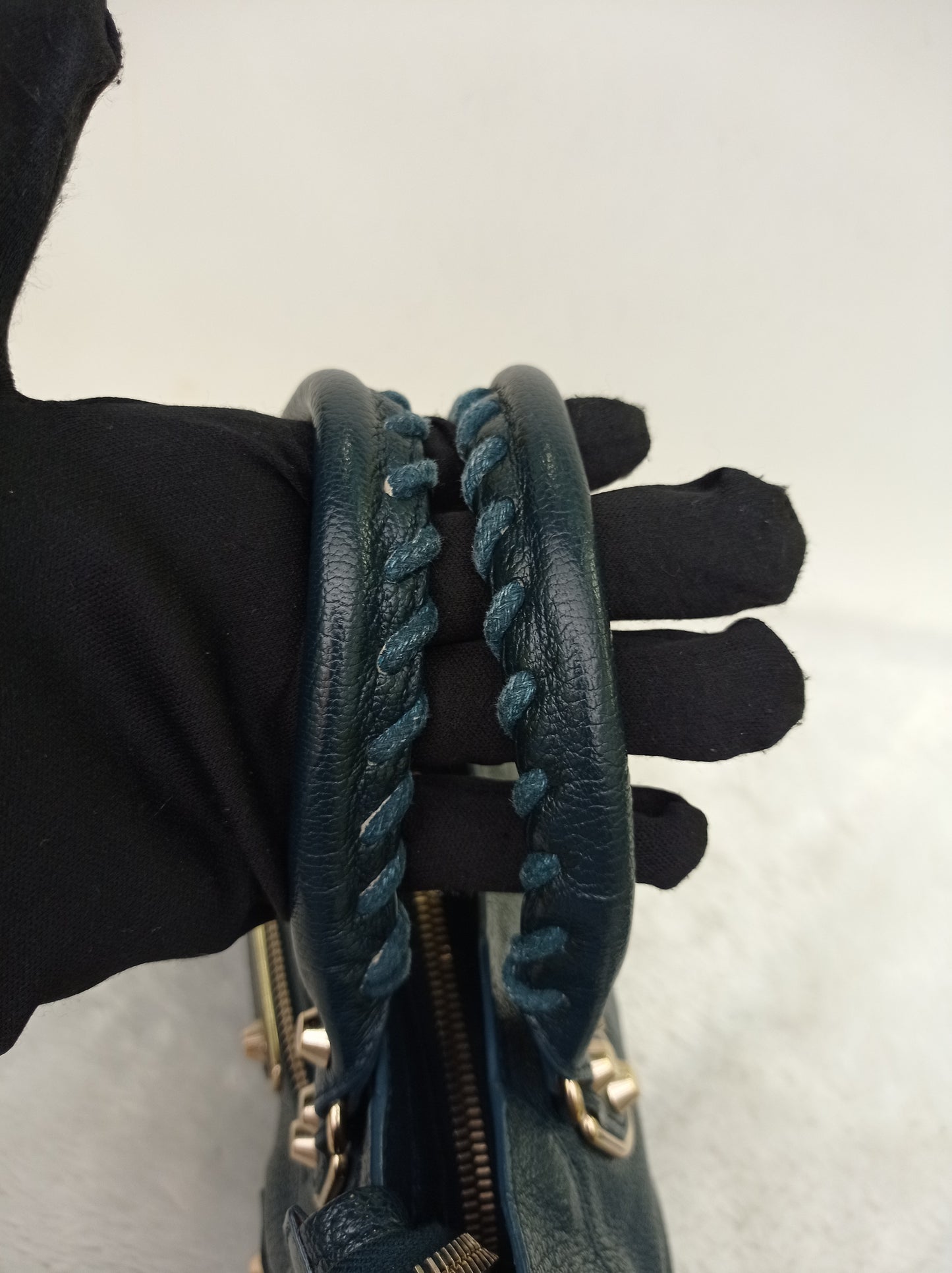 Balenciaga Mini City Edge Emerald GHW