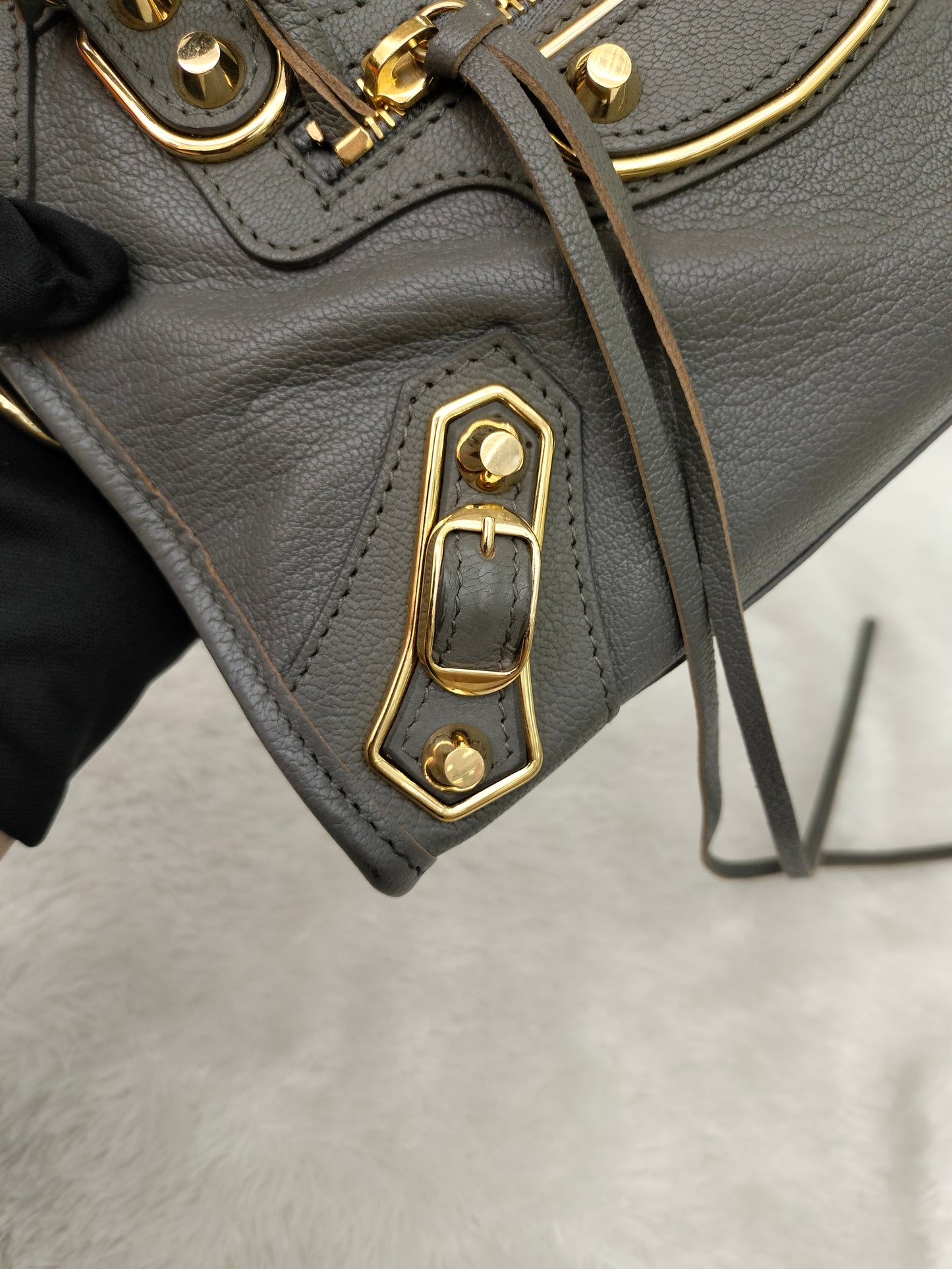 Balenciaga Mini City Edge Gris GHW 2017