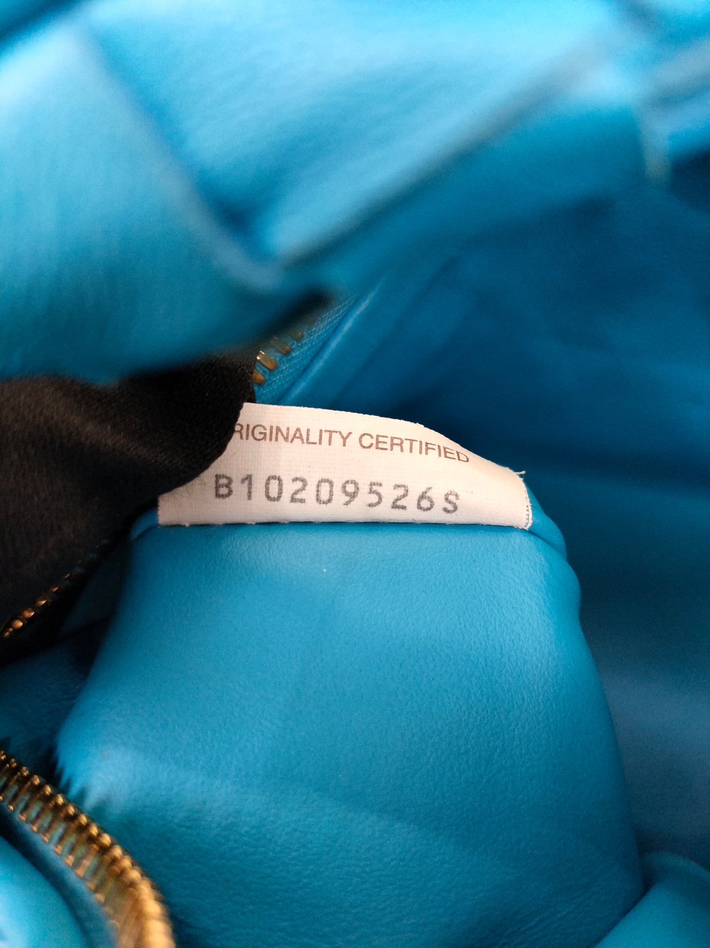 Bottega Veneta Mini Jodie Blue GHW