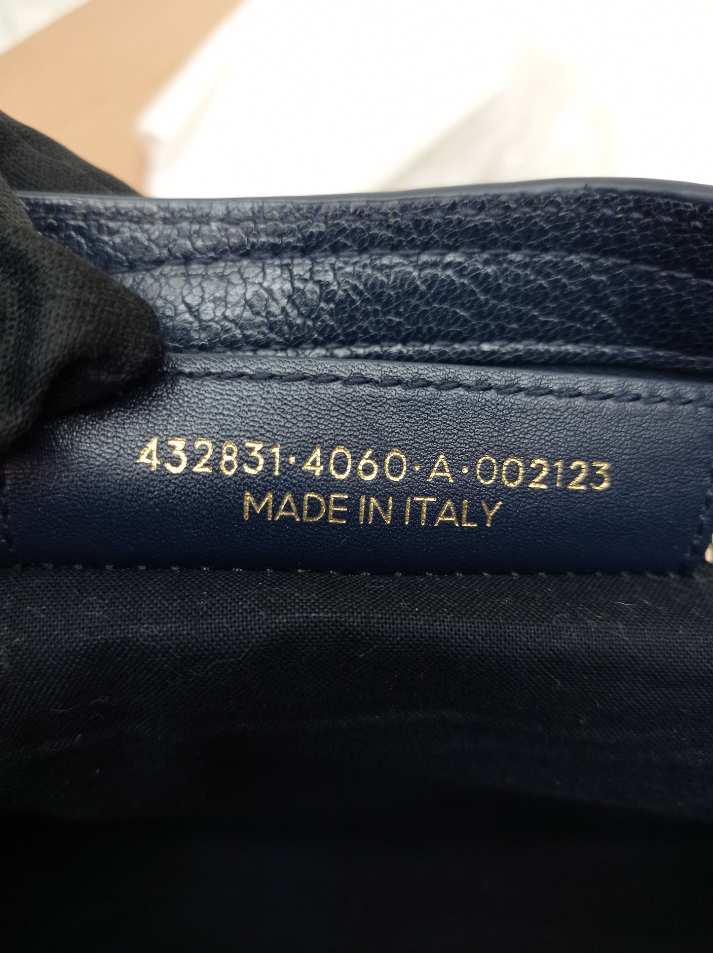 Balenciaga Small City Edge Navy GHW