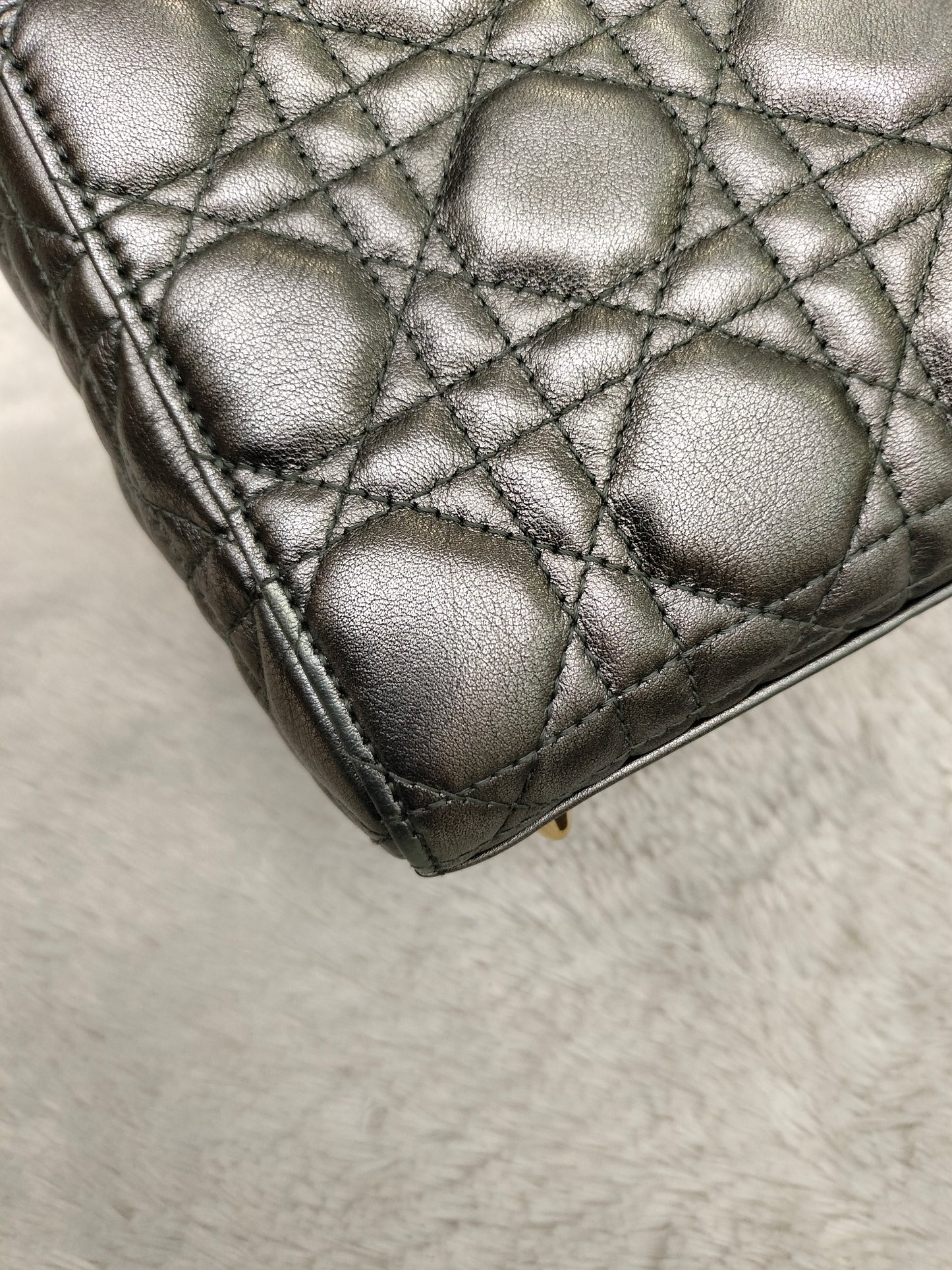 Lady Dior Small Gun Metal GHW 2019