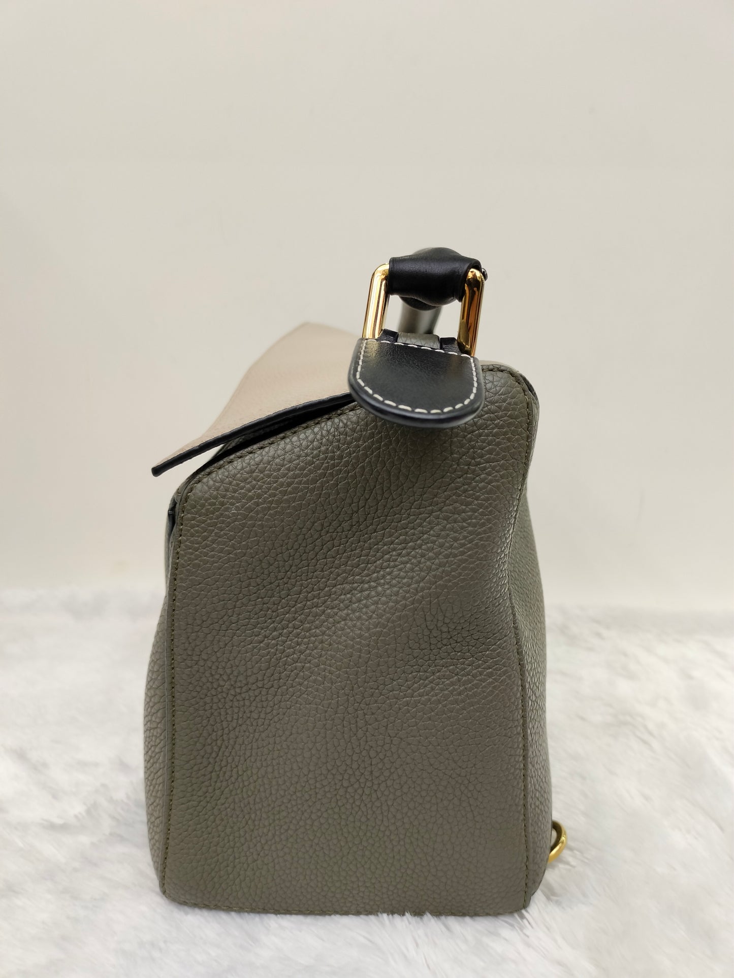 Loewe Puzzle Medium Grained Khaki 3 tone GHW 2018
