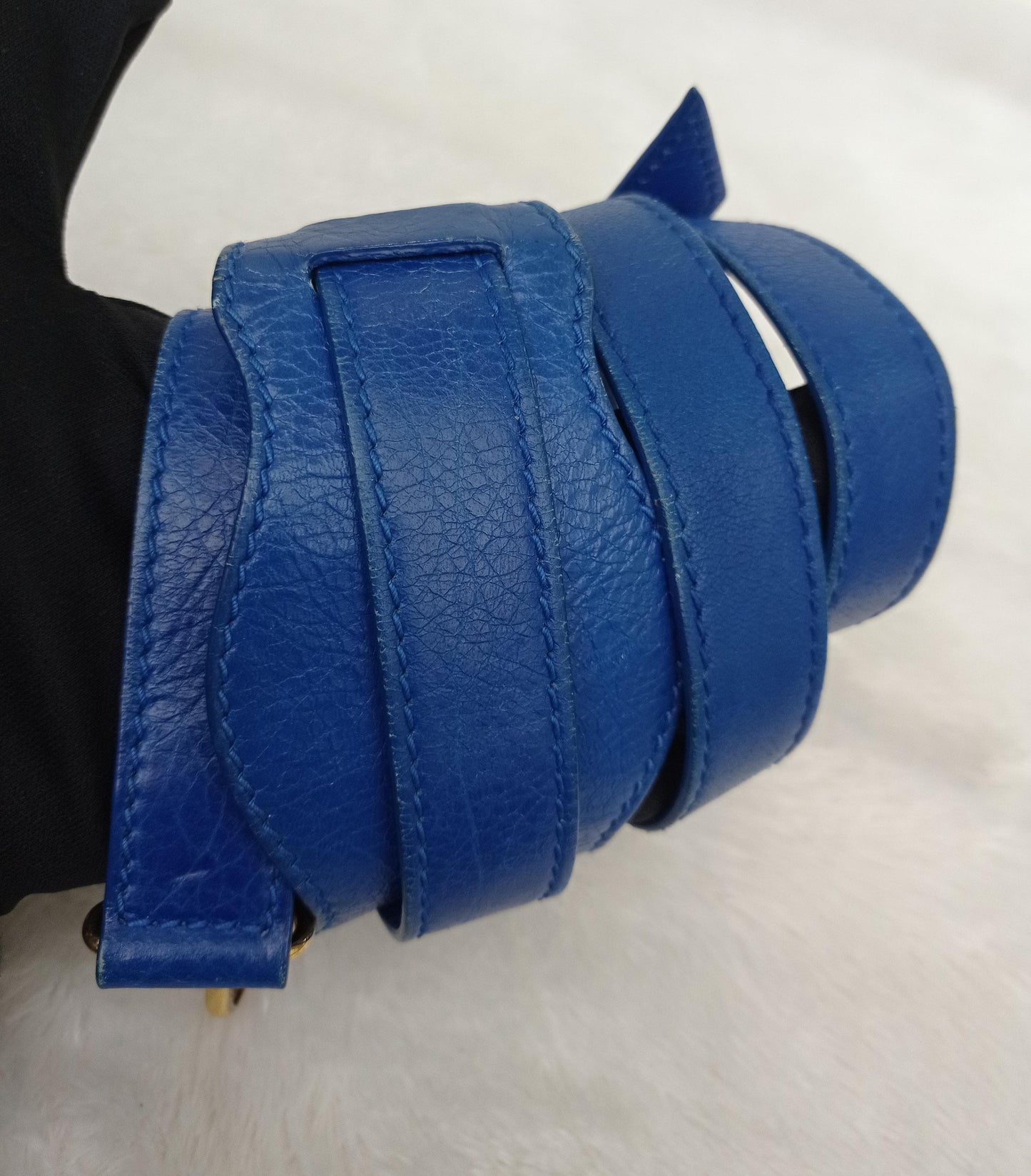 Balenciaga Mini City Blue GHW 2015