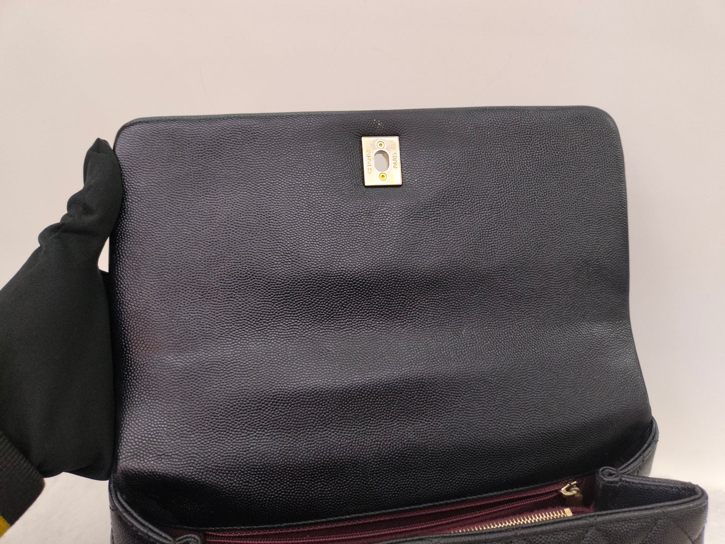 Chanel Coco Handle Medium Caviar Black GHW #25