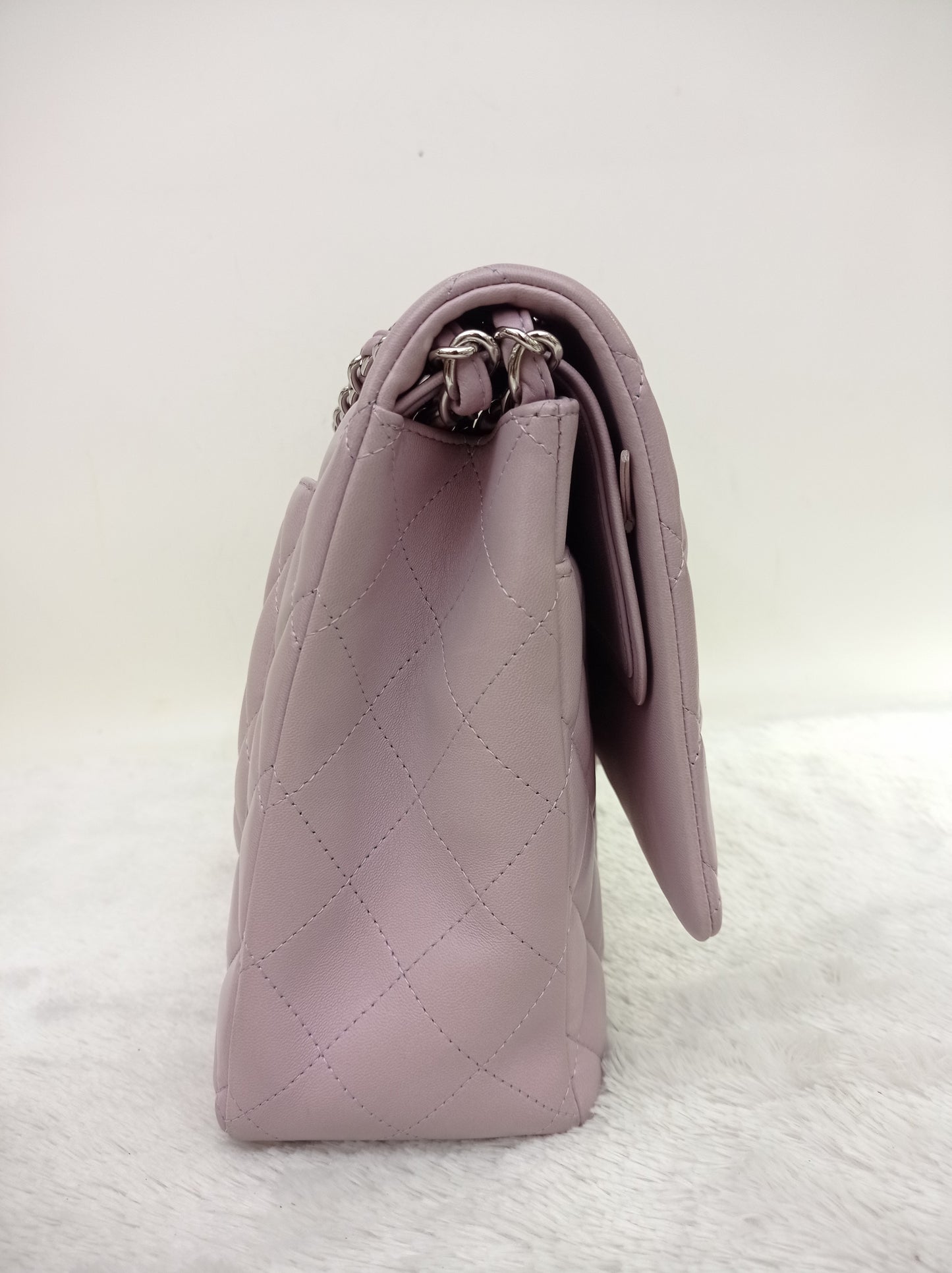 Chanel Maxi Lamb Lilac SHW DF #16