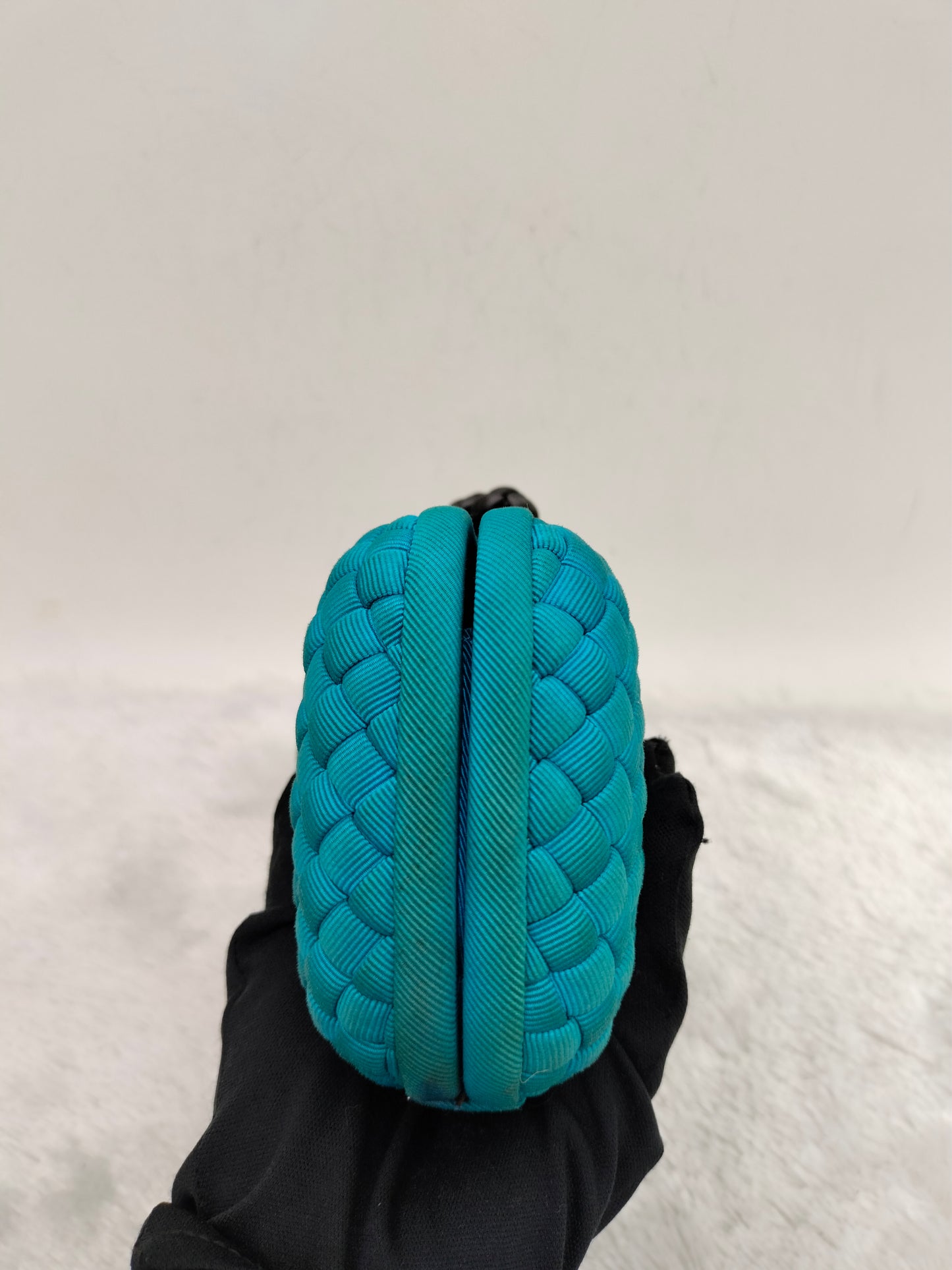 Bottega Veneta Knot Long Clutch Blue