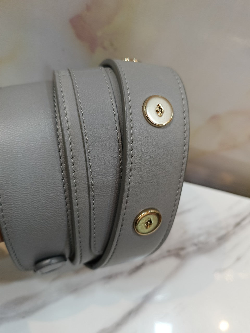 Lady Dior Small Lamb Grey GHW 2018