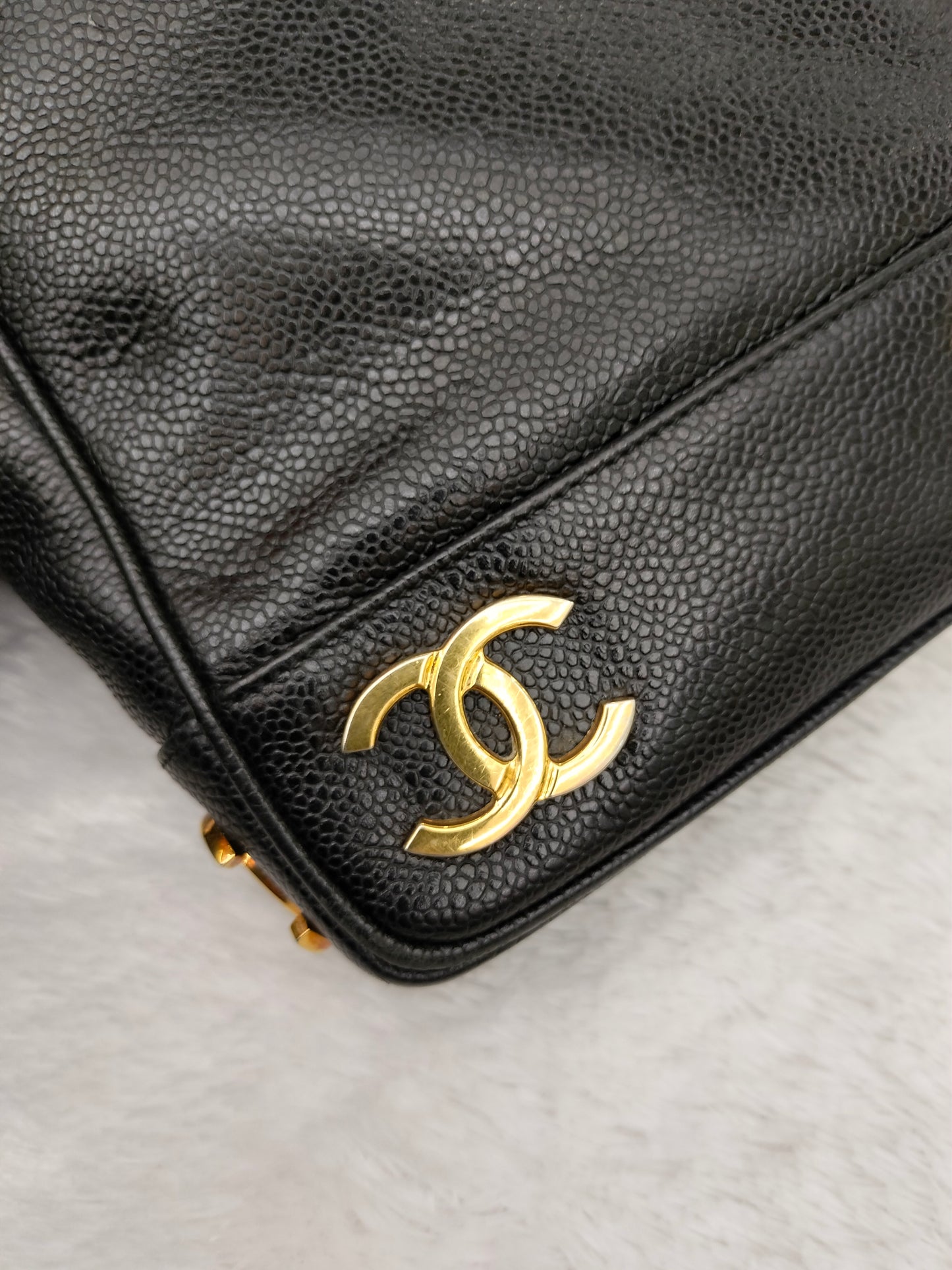 Chanel Triple Coco Chain Shoulder Caviar Black GHW #2