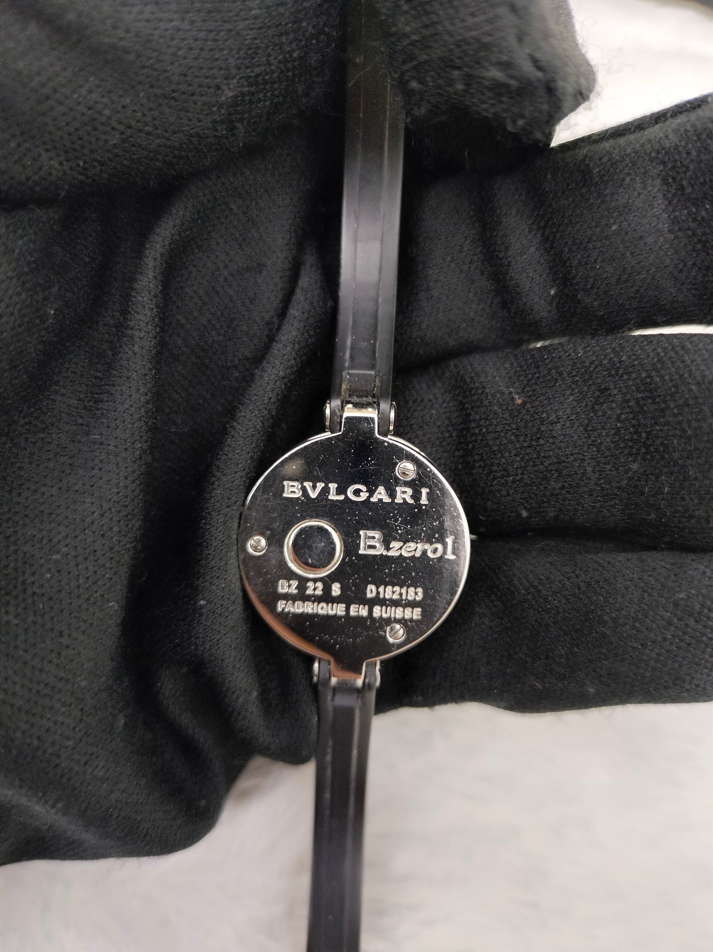 Bvlgari Zero Wrist Watch Black Diamond Bezel