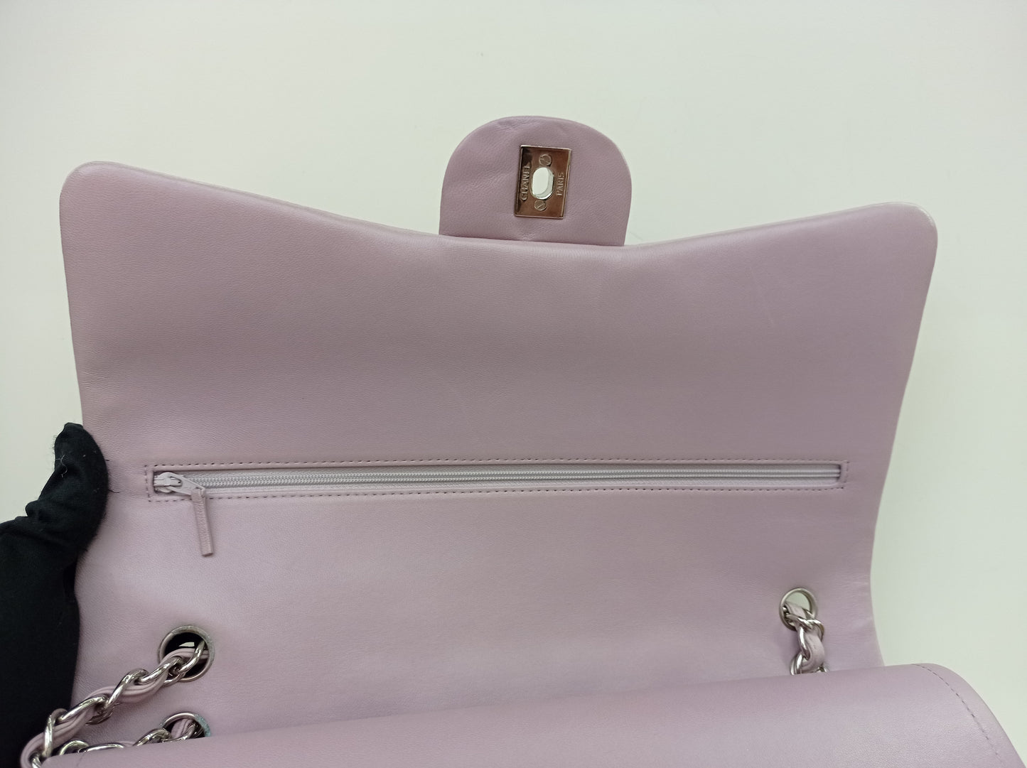 Chanel Maxi Lamb Lilac SHW DF #16