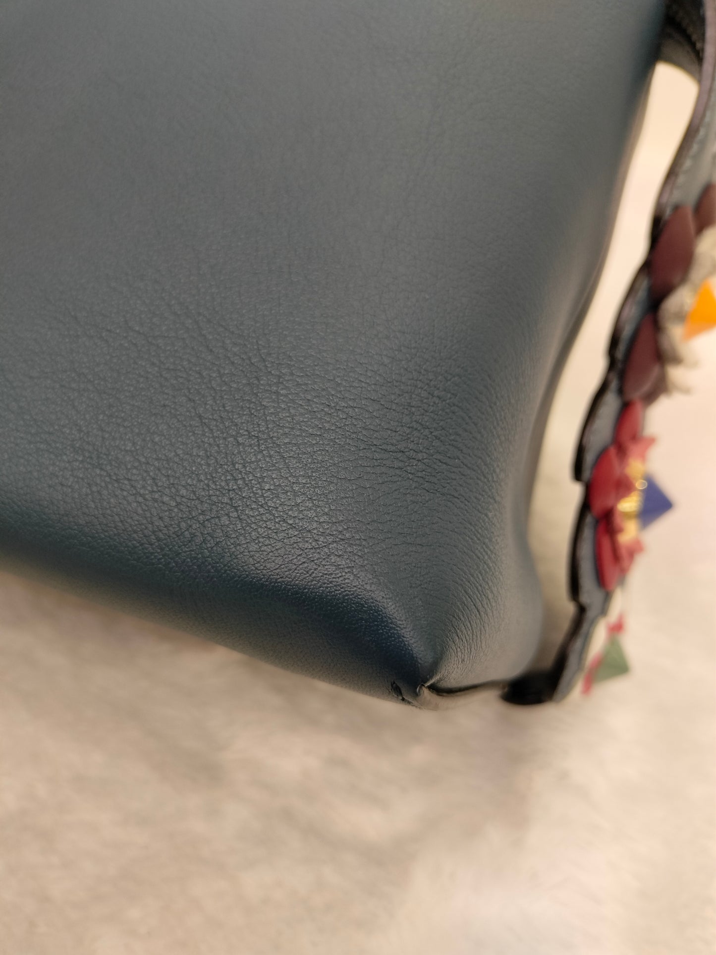 Fendi BTW Medium Blue Tail SHW 2016