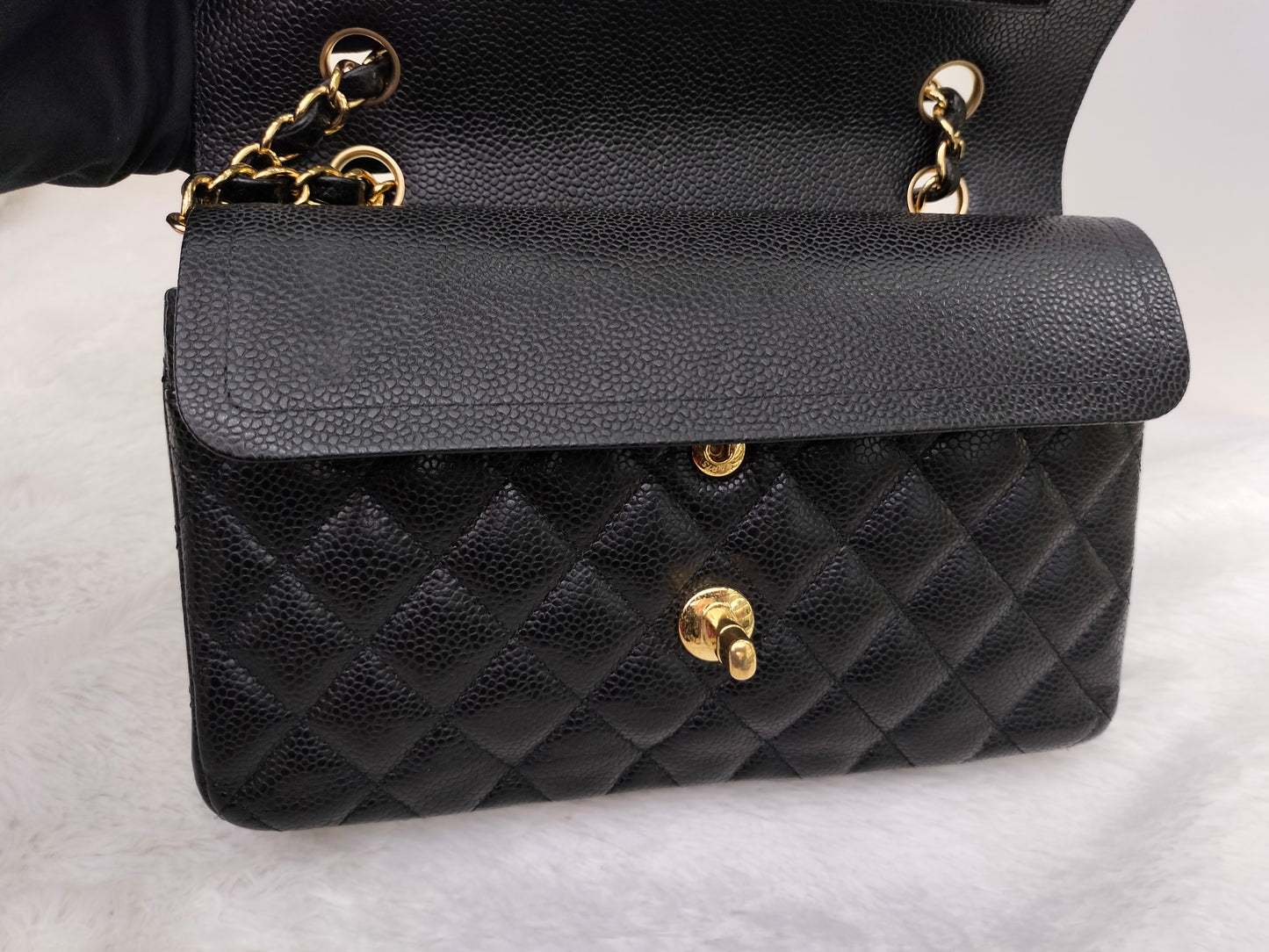 Chanel Small Caviar Black GHW DF #31