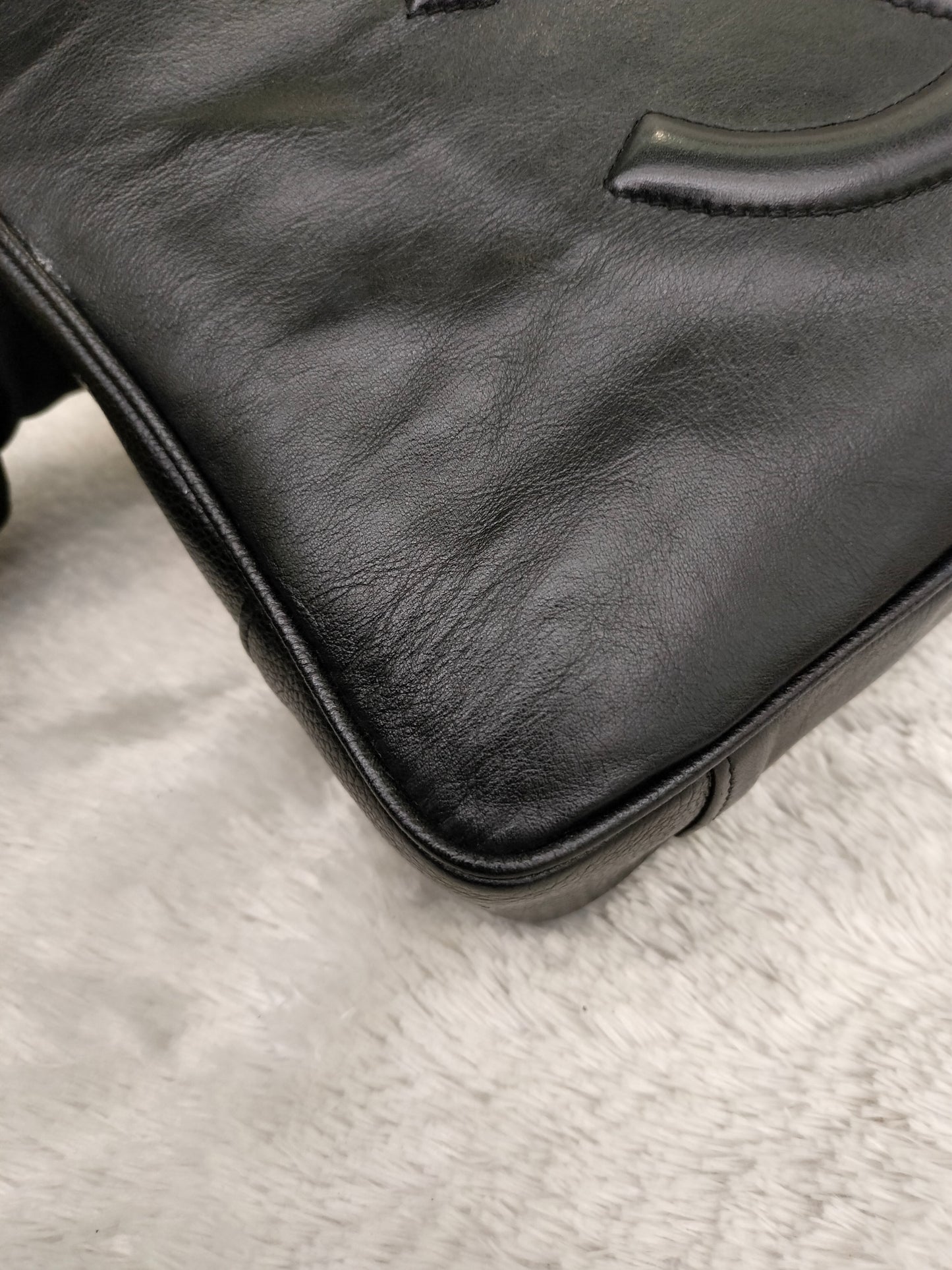 Chanel Timeless Tote Shoulder Caviar Calfskin Black GHW (broken holo)