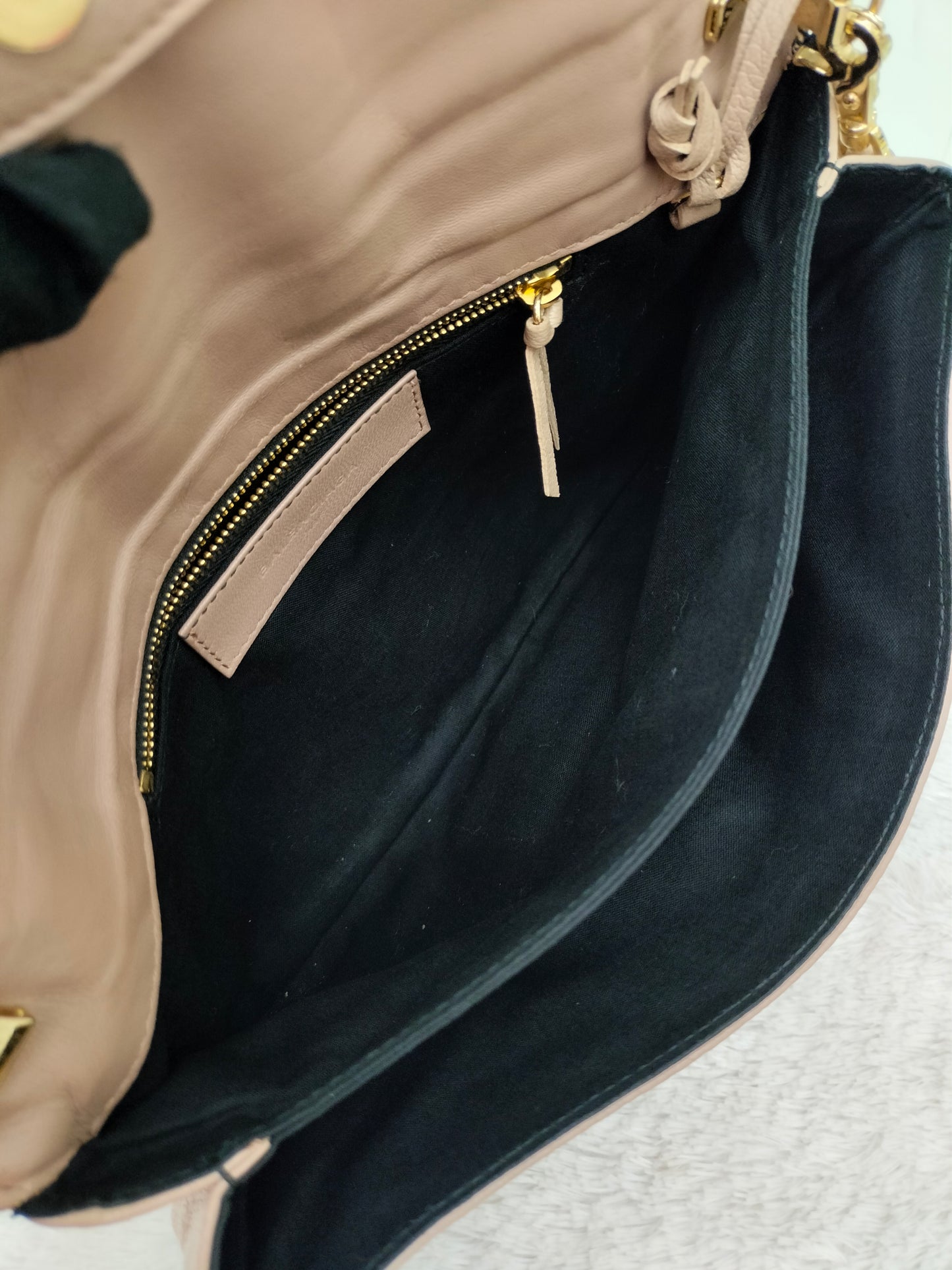 Balenciaga Envelope Clutch Rose De Sable GHW