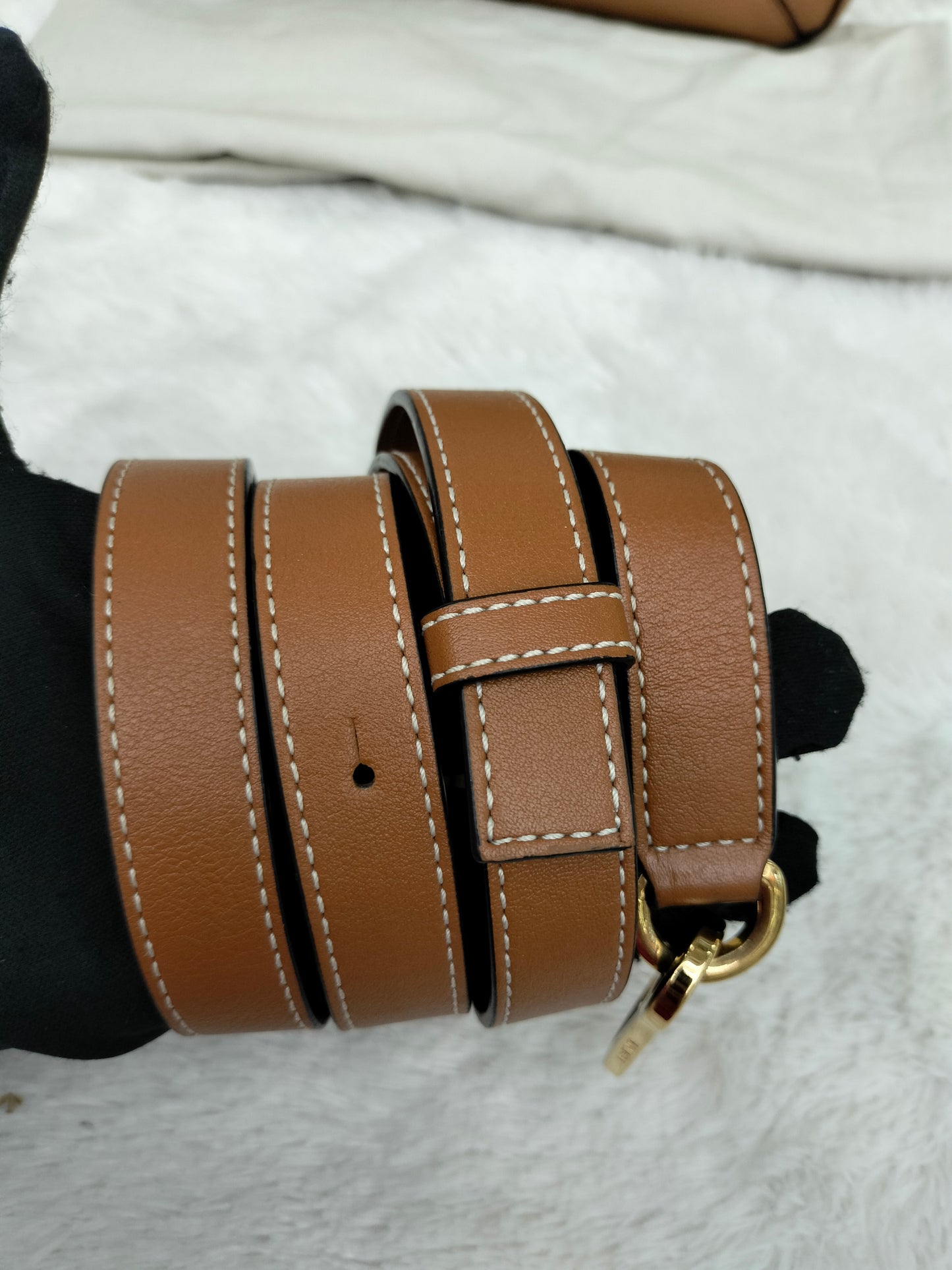 Loewe Puzzle Small Grained Caramel GHW 2020