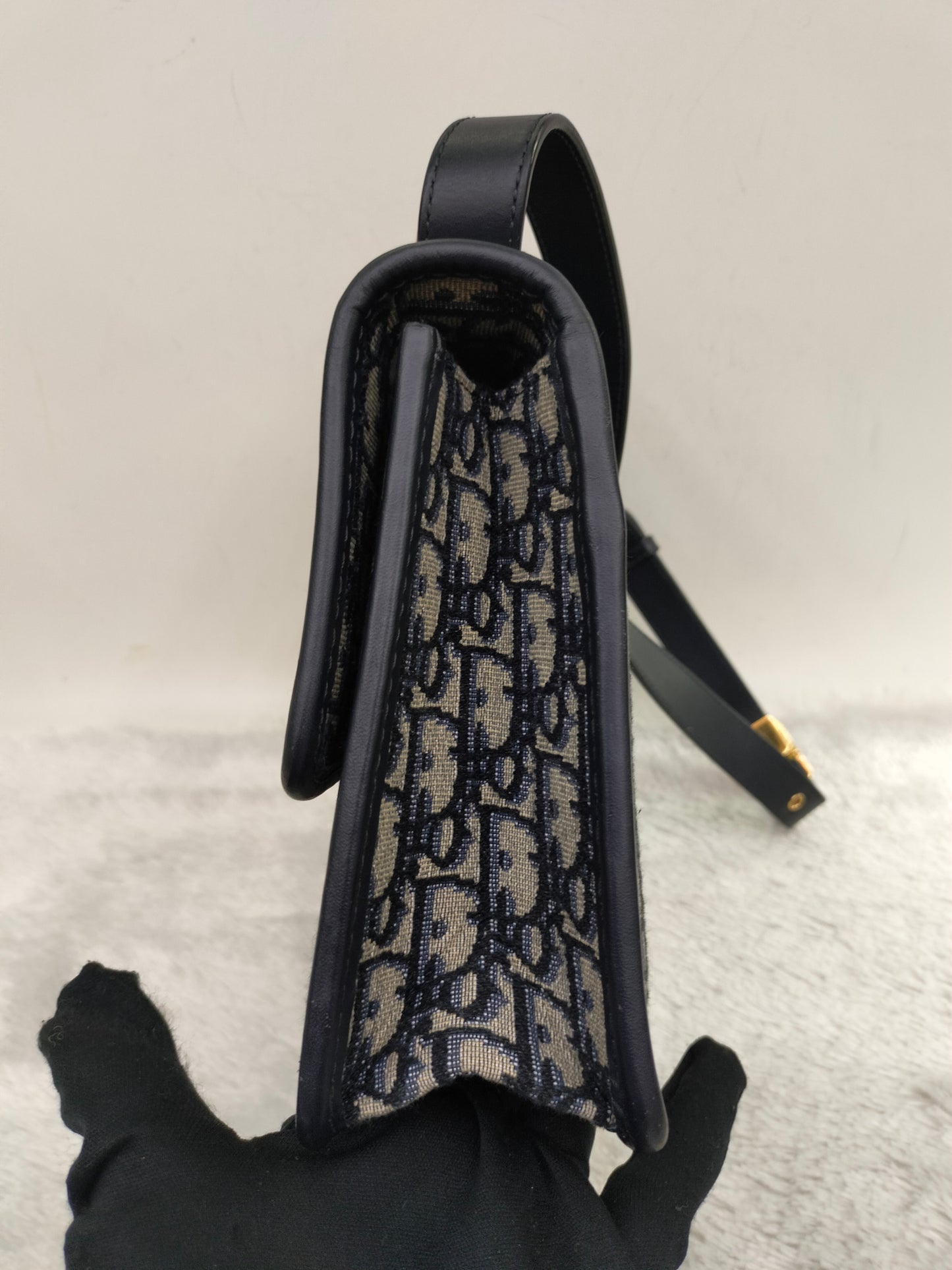 Dior Montaigne 30 Medium Oblique Navy GHW 2022