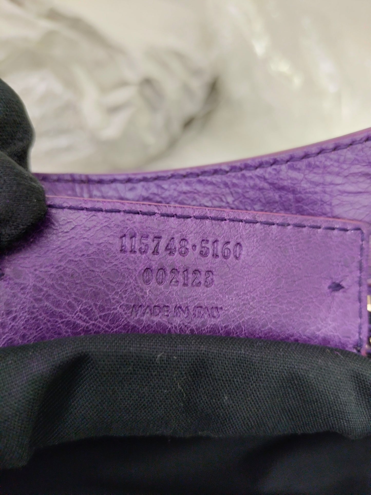 Balenciaga City Reguler Purple GHW 2012