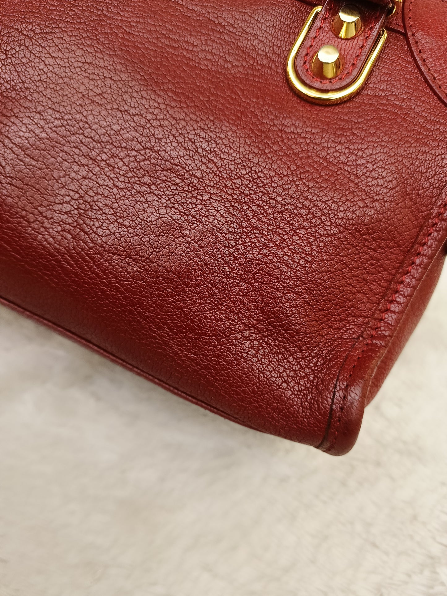 Balenciaga Mini City Edge Red GHW 2021