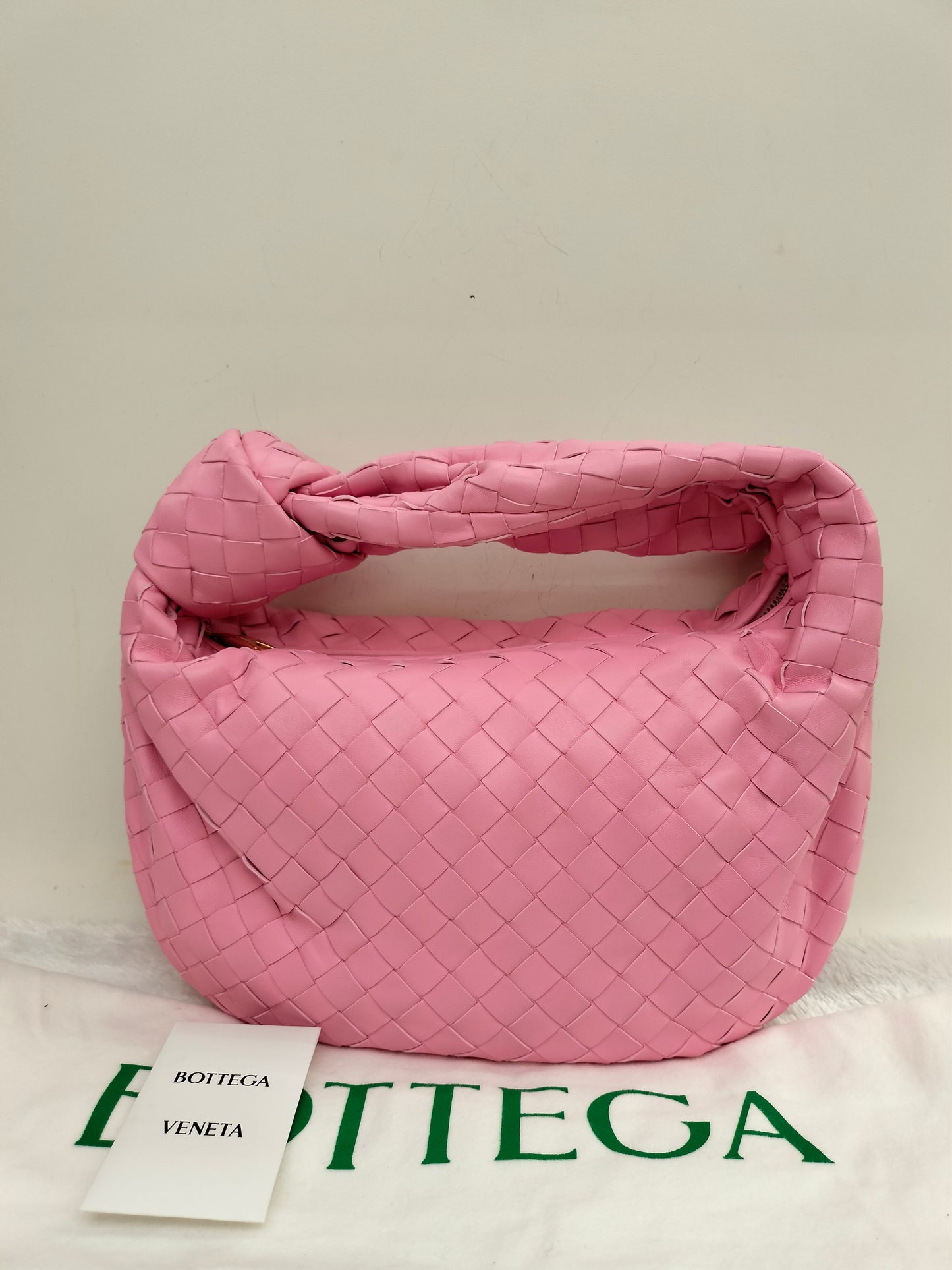 Bottega Veneta Teen Jodie Pink GHW