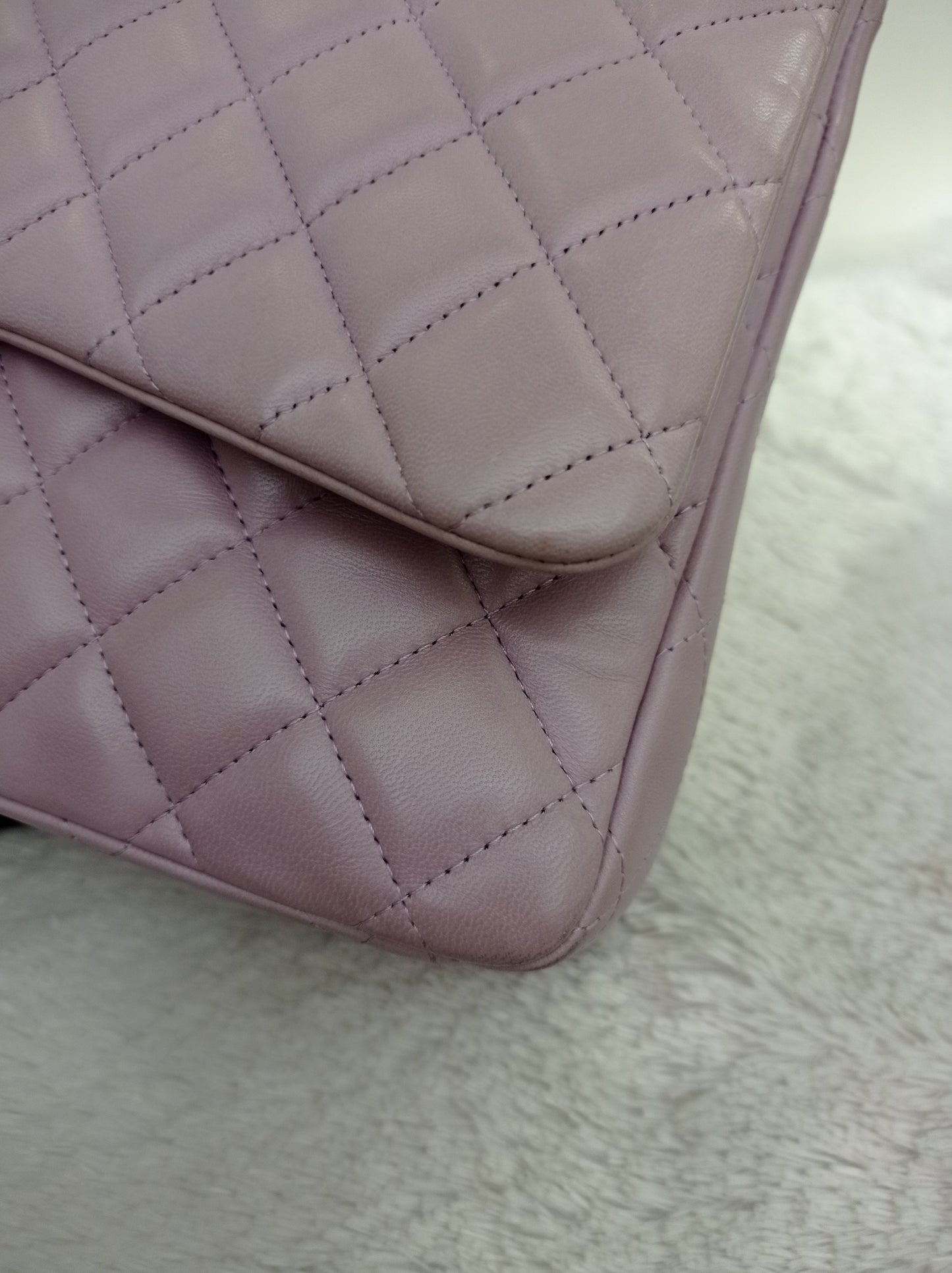 Chanel Maxi Lamb Lilac SHW DF #16
