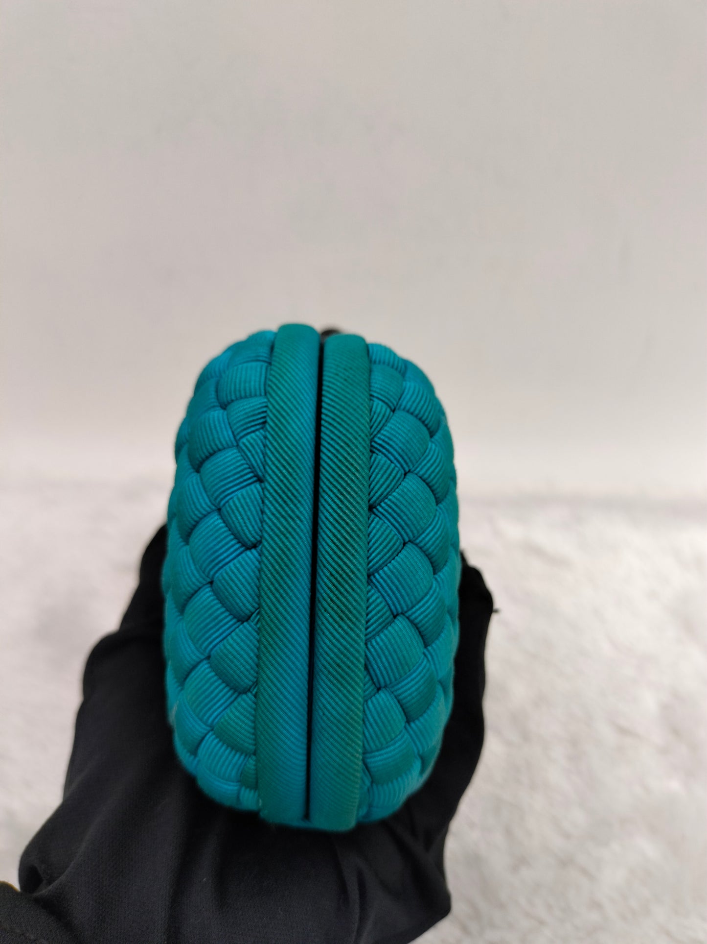 Bottega Veneta Knot Long Clutch Blue