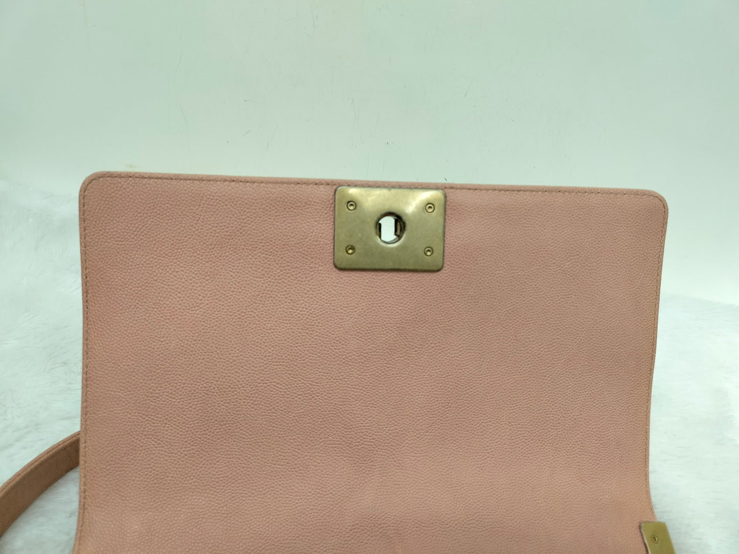 Chanel Boy 25 Caviar Salmon GHW #25