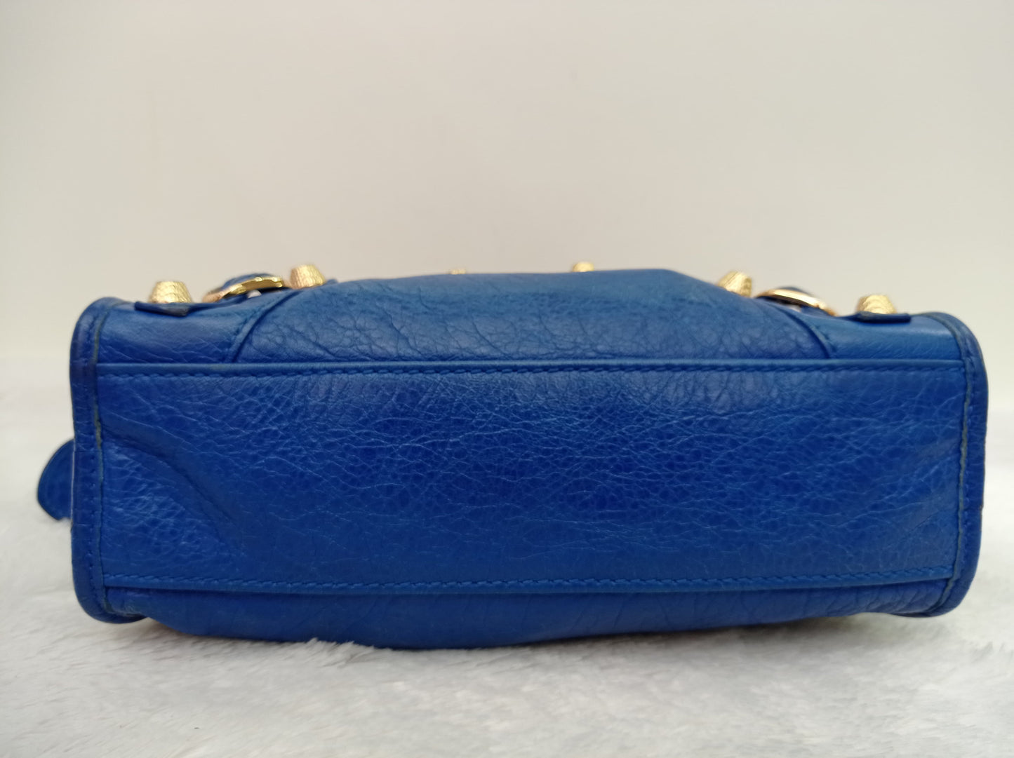 Balenciaga Mini City Blue GHW 2015