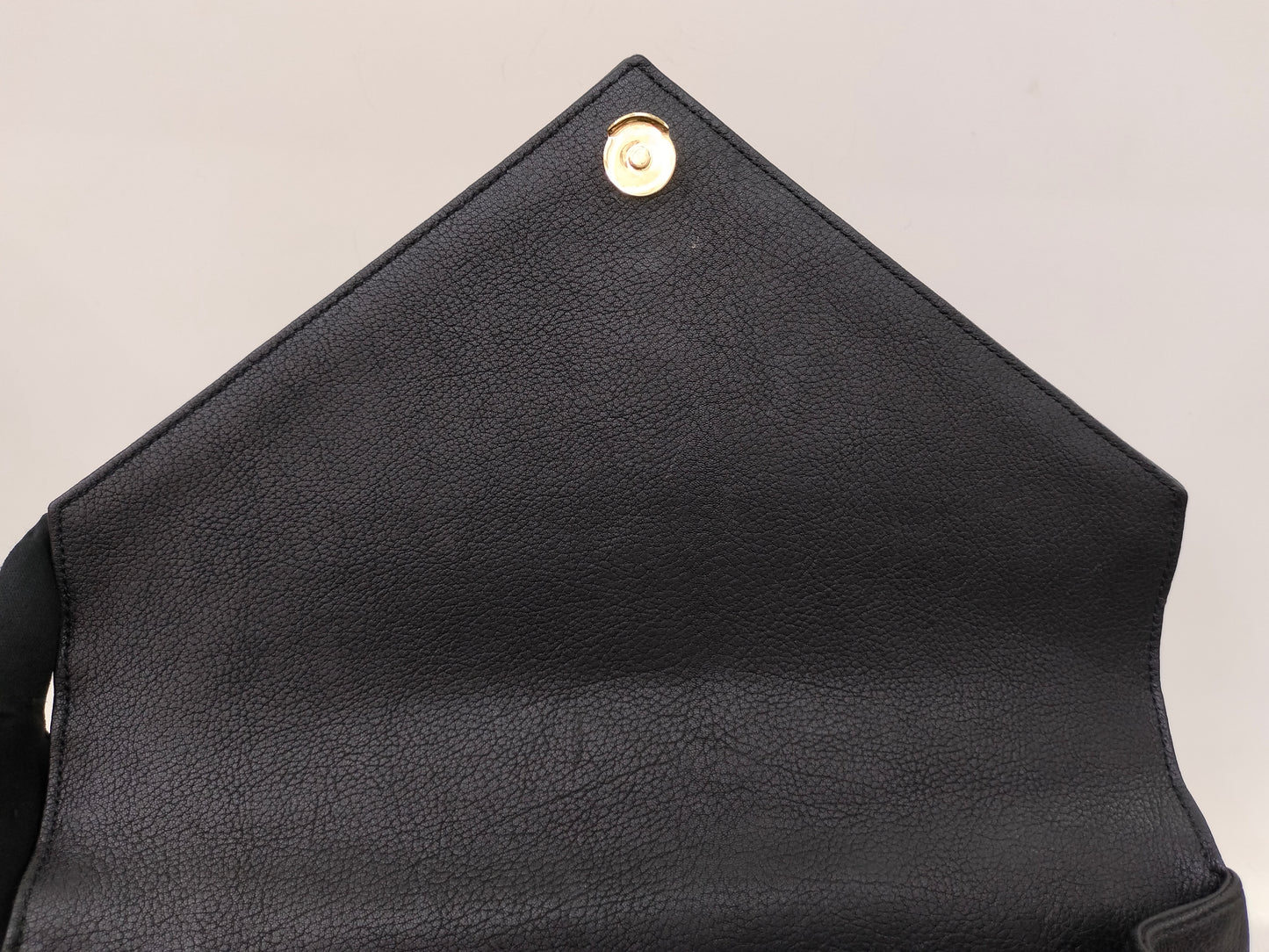 YsL College Large Chevron Black GHW 2020