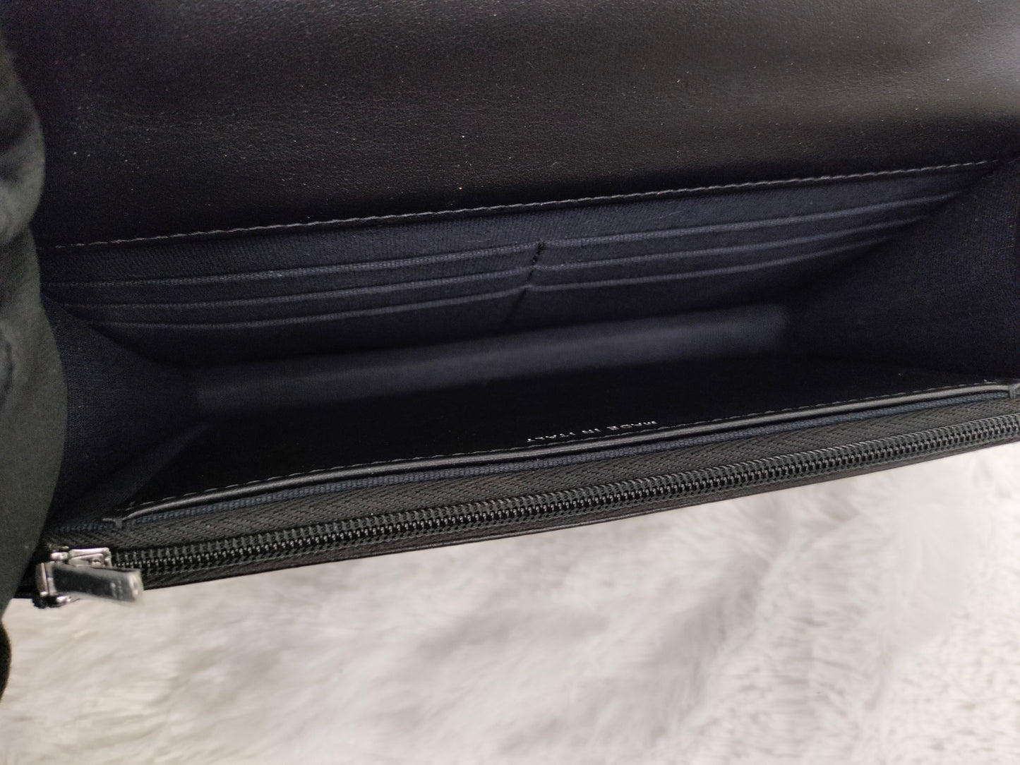 Chanel WOC Top Handle Lamb Black SHW (CHIP)