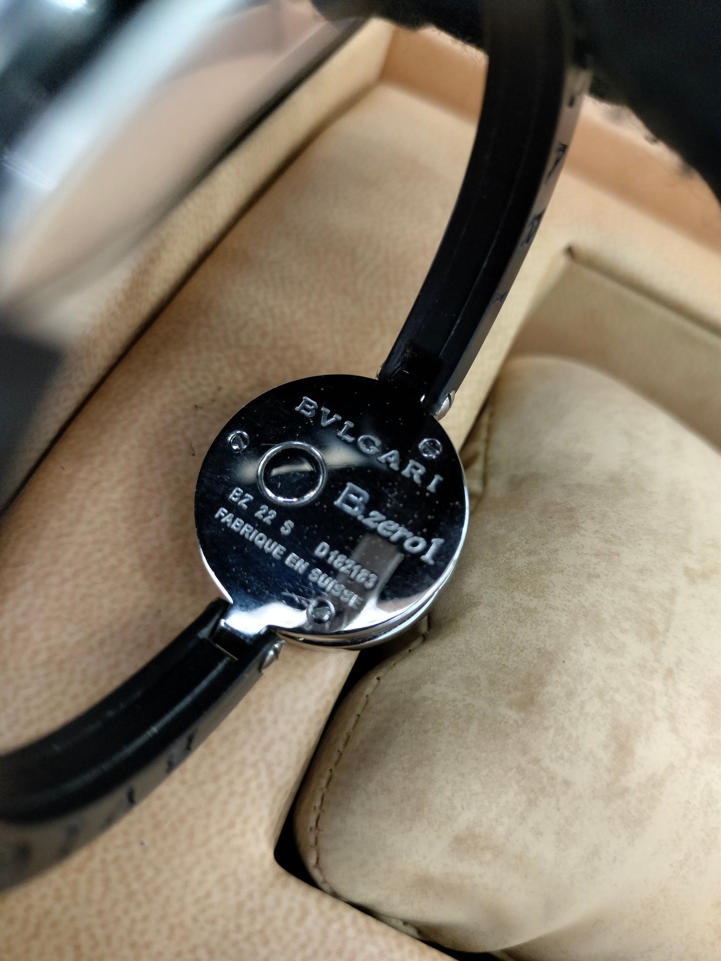 Bvlgari Zero Wrist Watch Black Diamond Bezel