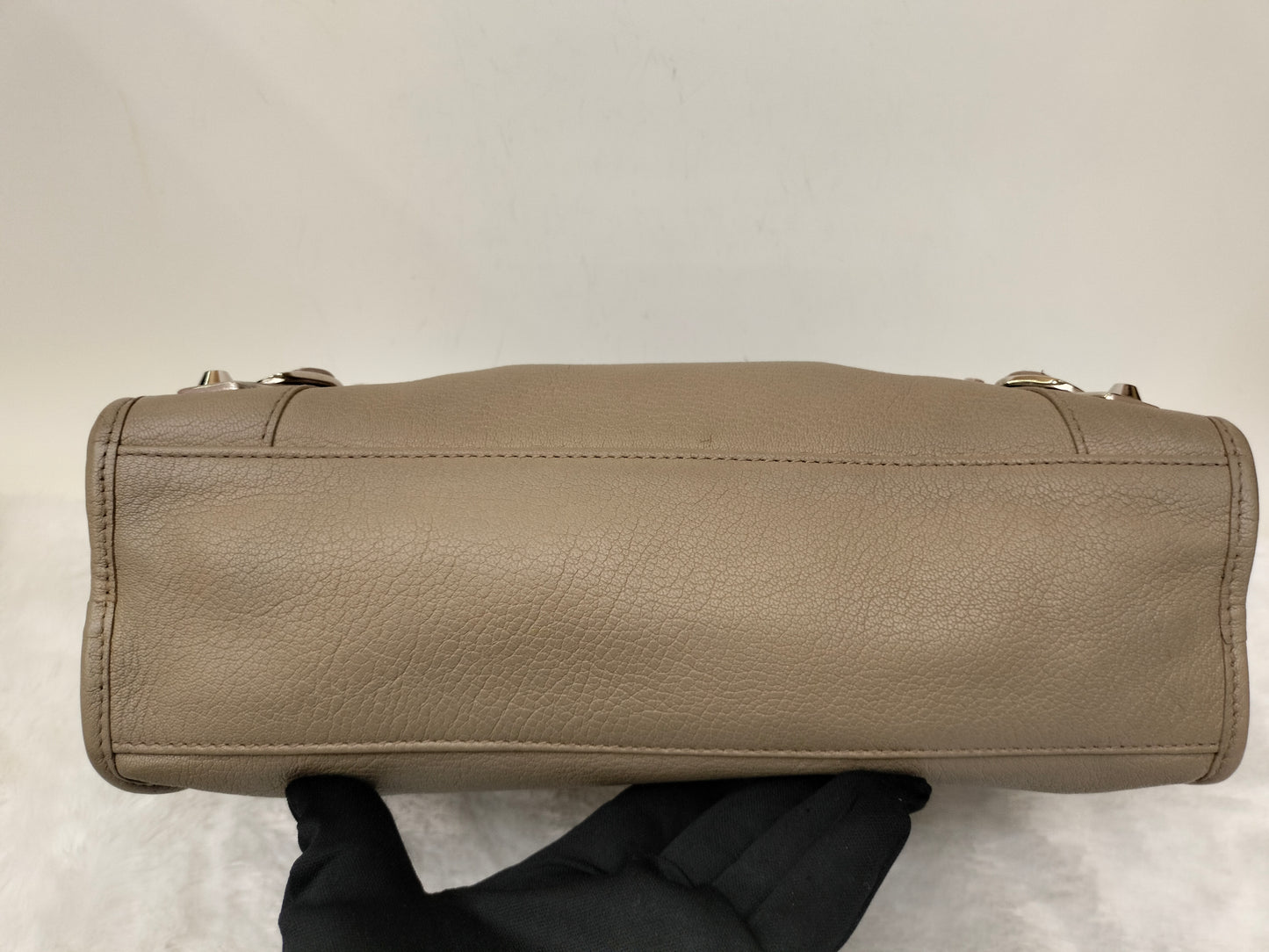 Balenciaga Small City Edge Taupe SHW 2017