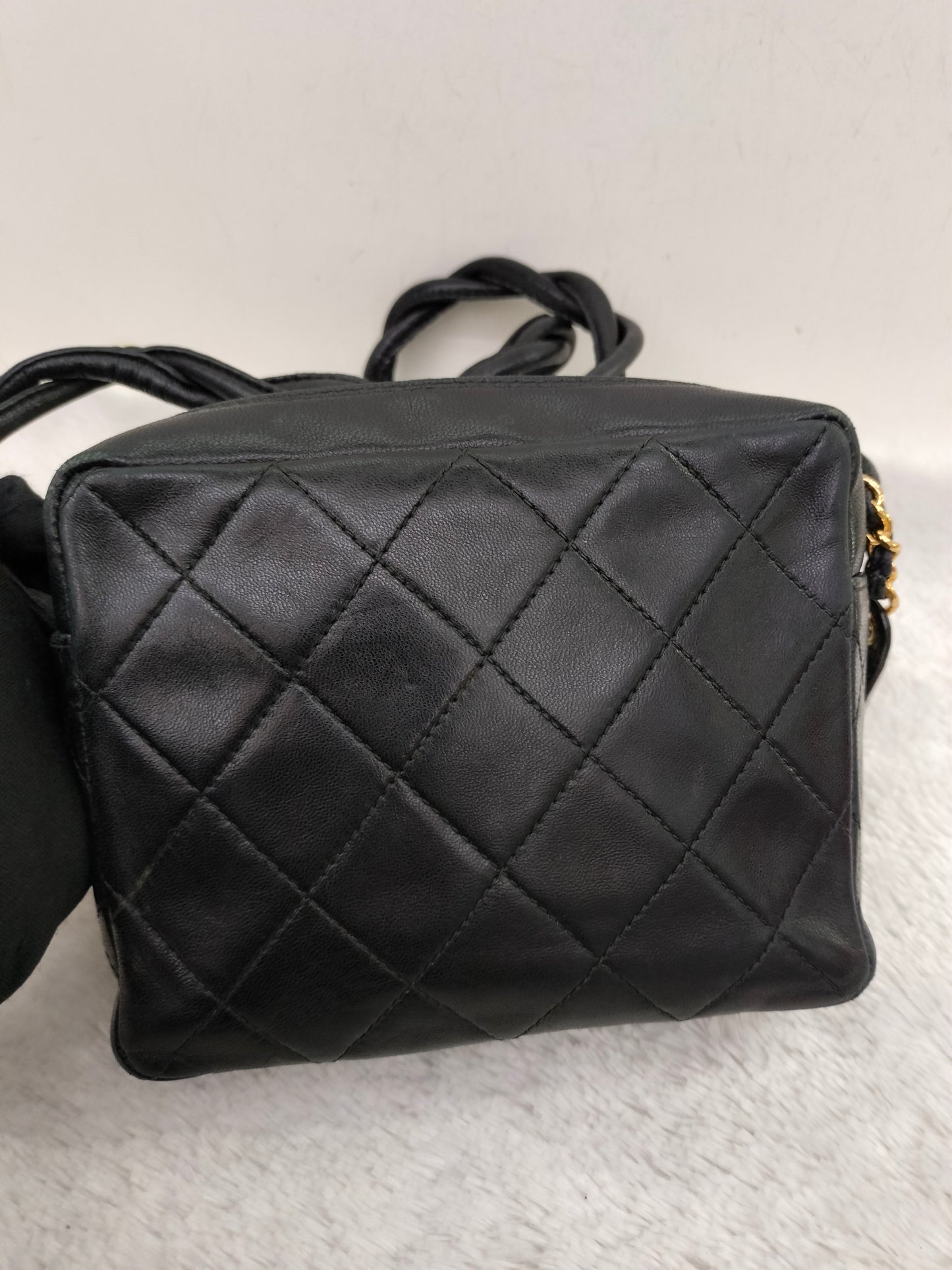 Chanel Camera Mini Twisted Lamb Black GHW #4