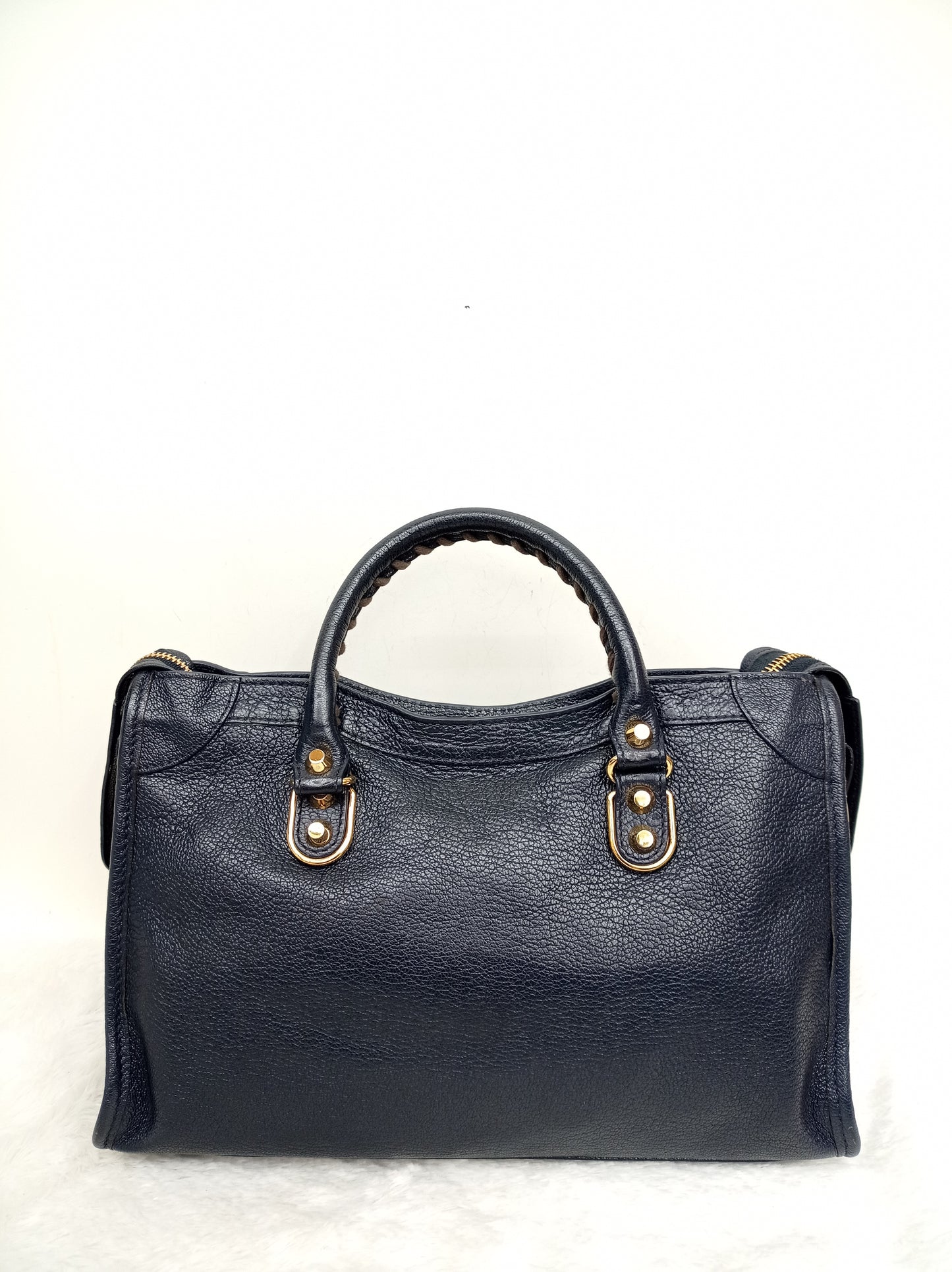 Balenciaga Small City Edge Navy GHW