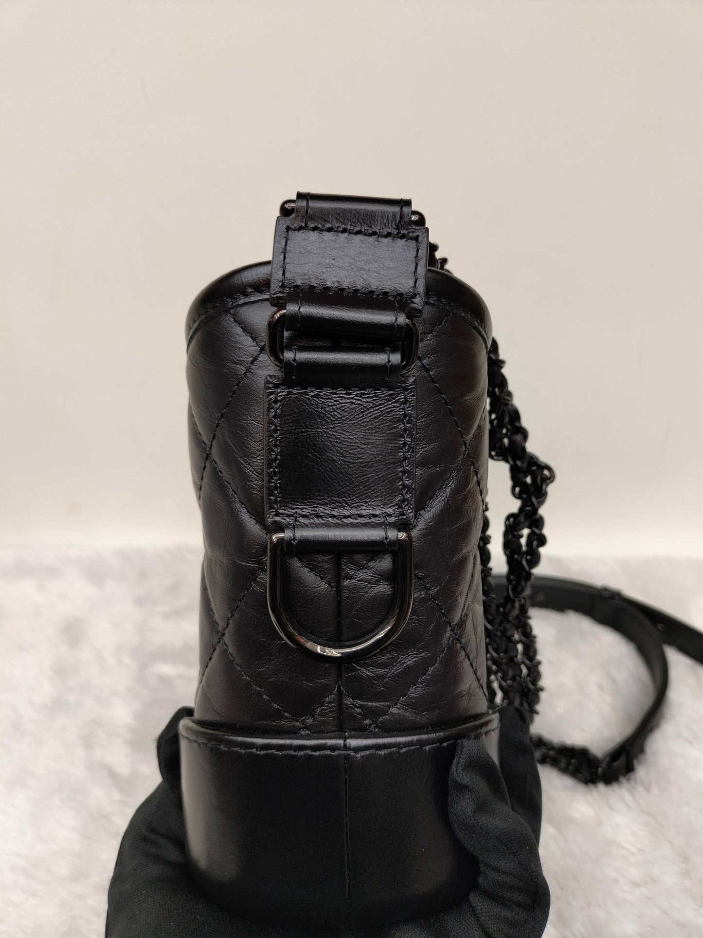 Chanel Gabrielle Small So Black #25