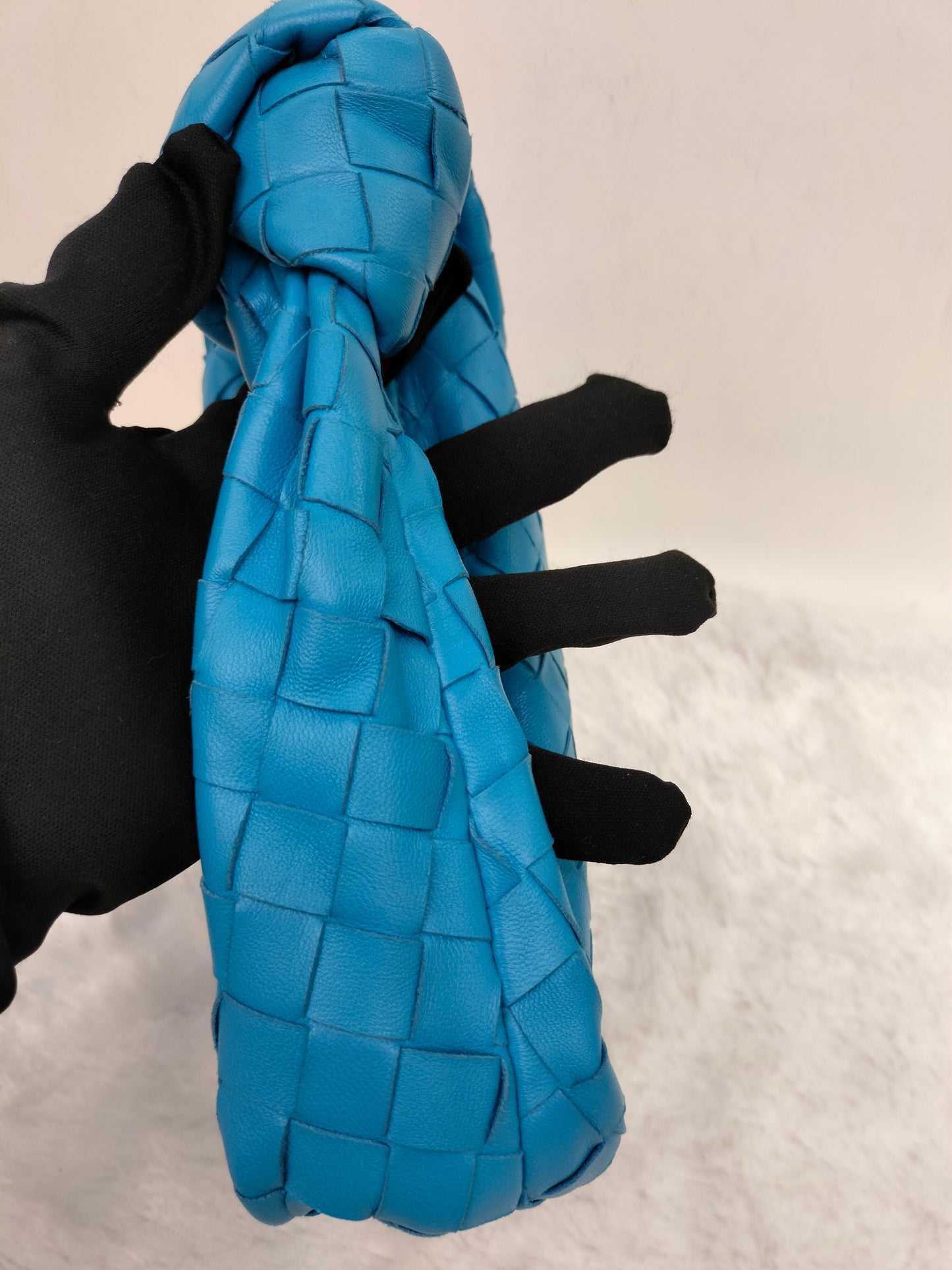 Bottega Veneta Mini Jodie Blue GHW