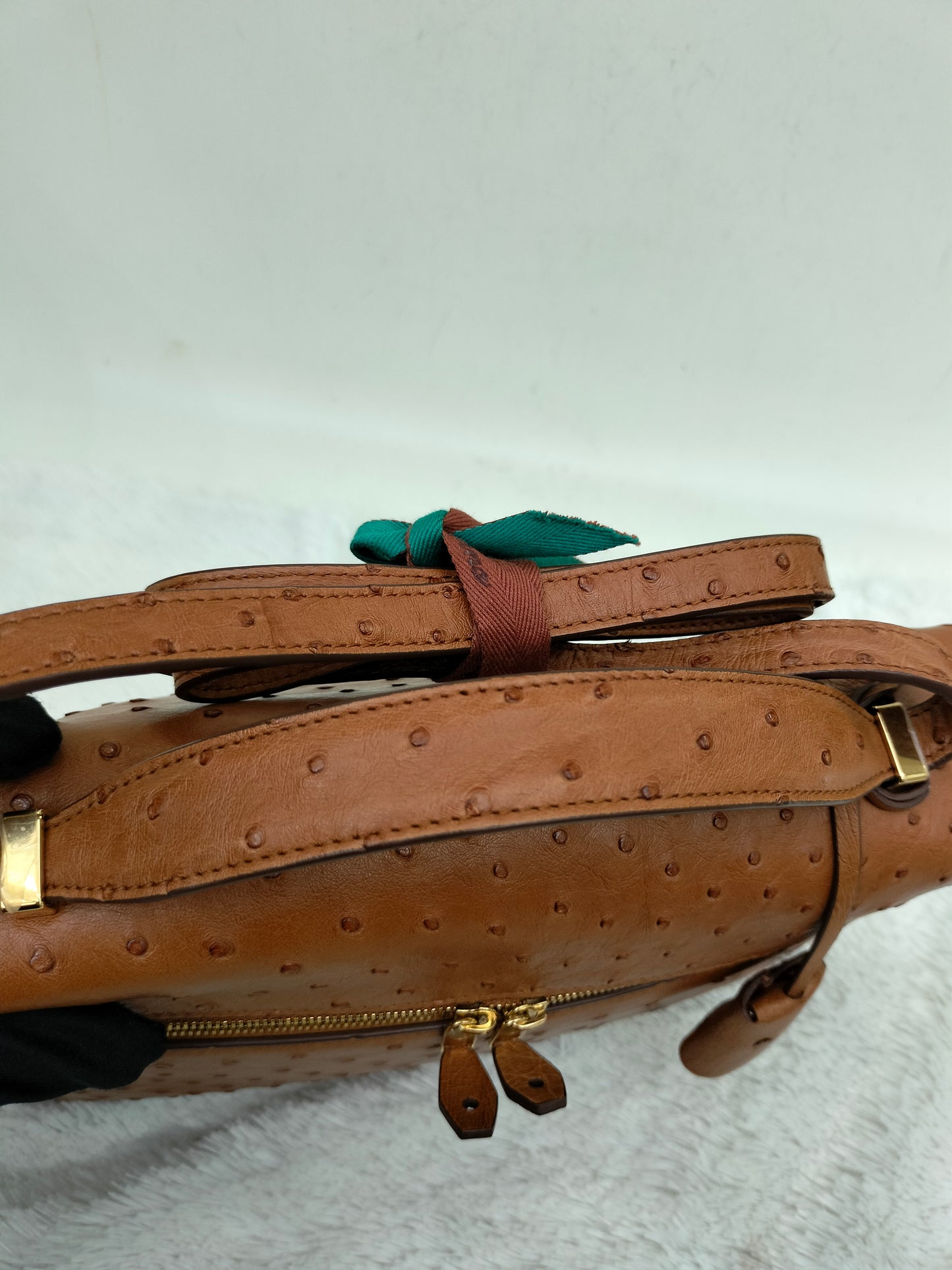 Loro Piana 27 Extra Bag Ostrich Cognac GHW 2024