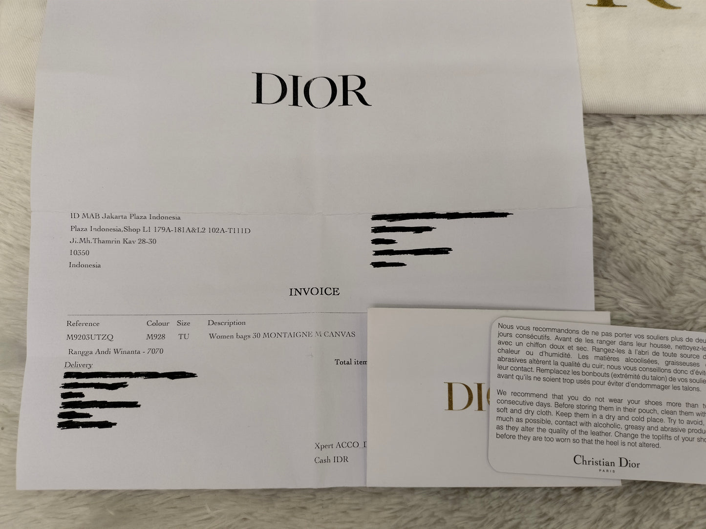Dior Montaigne 30 Medium Oblique Navy GHW 2022