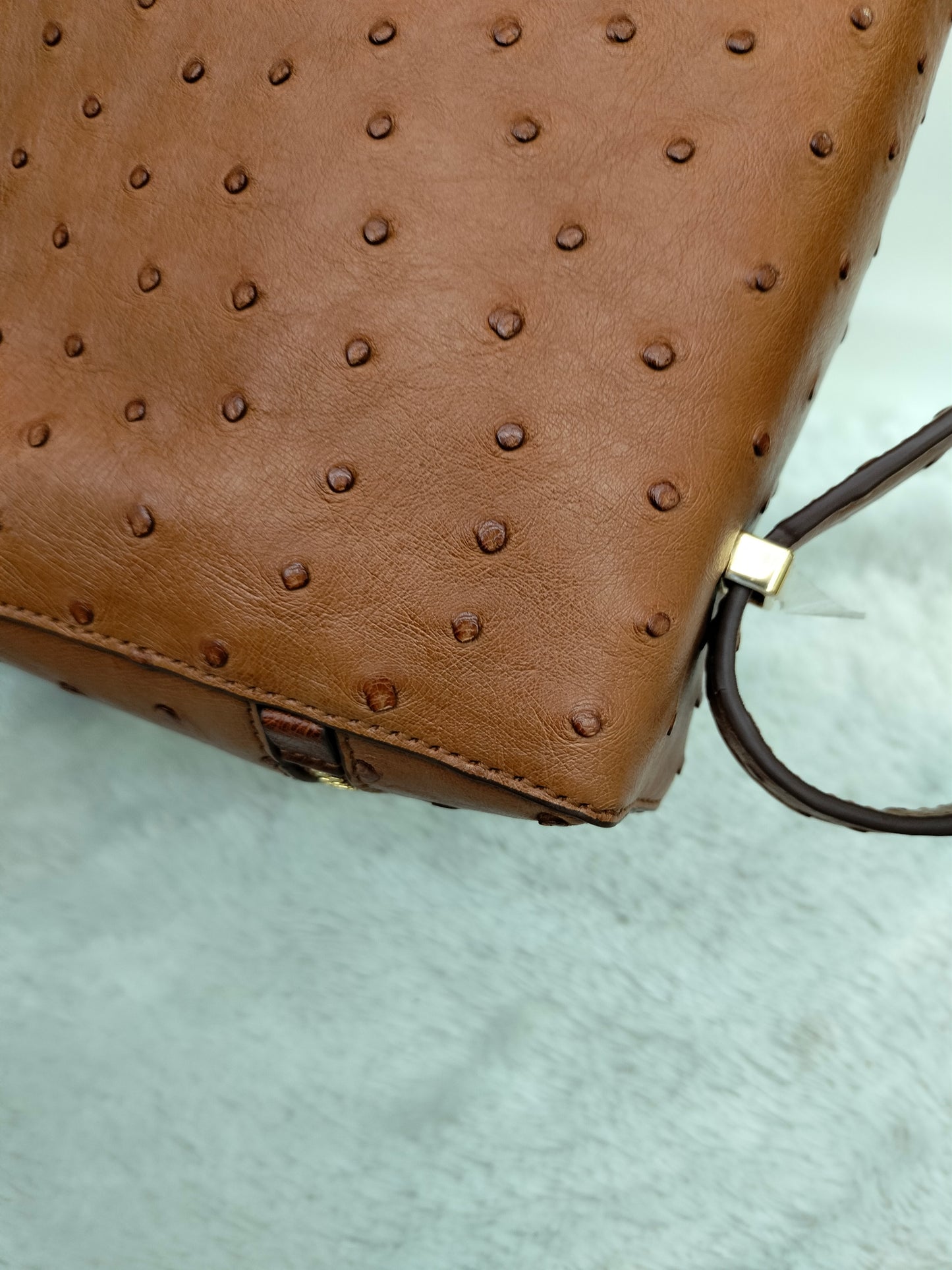 Loro Piana 27 Extra Bag Ostrich Cognac GHW 2024