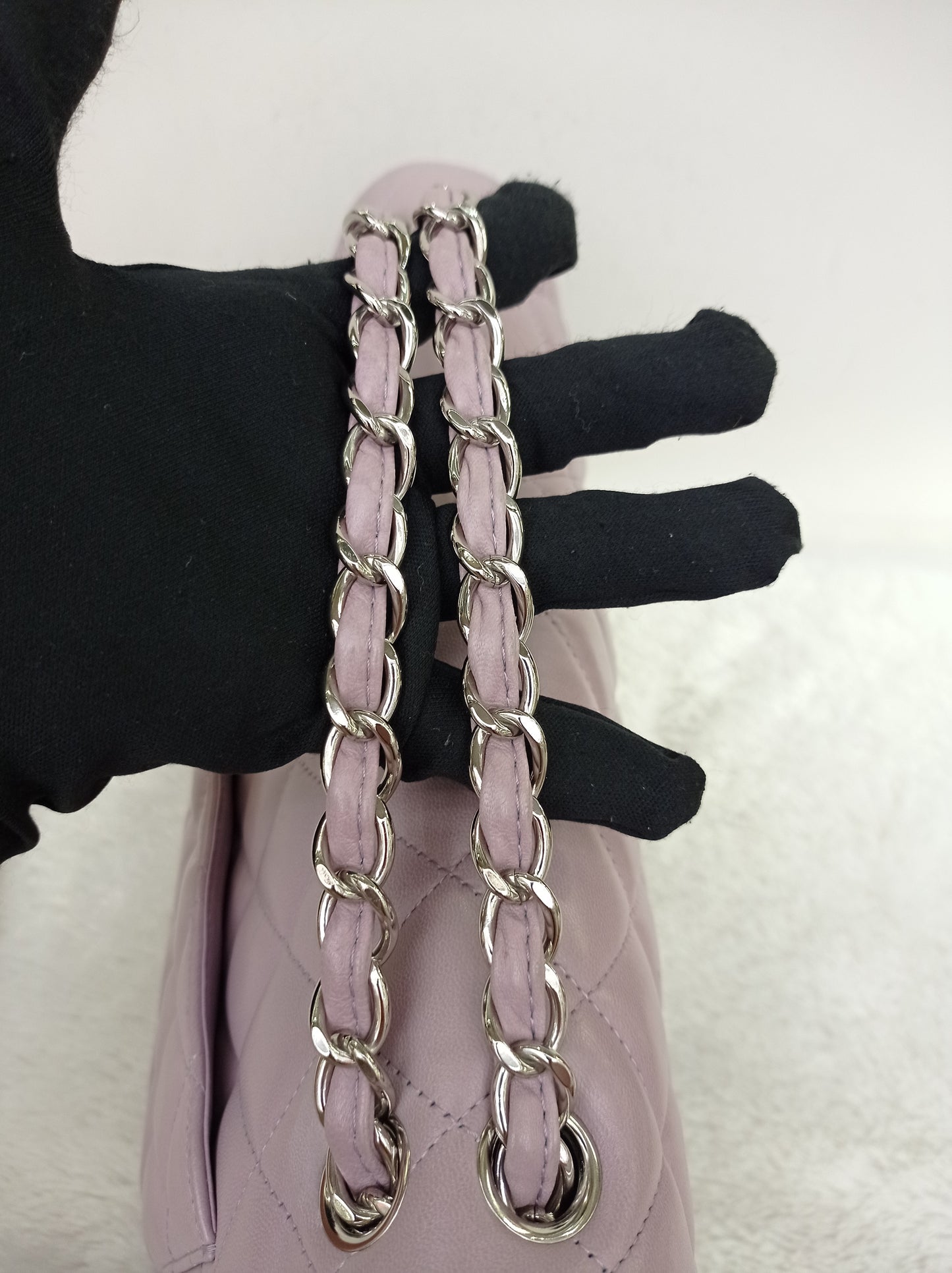 Chanel Maxi Lamb Lilac SHW DF #16