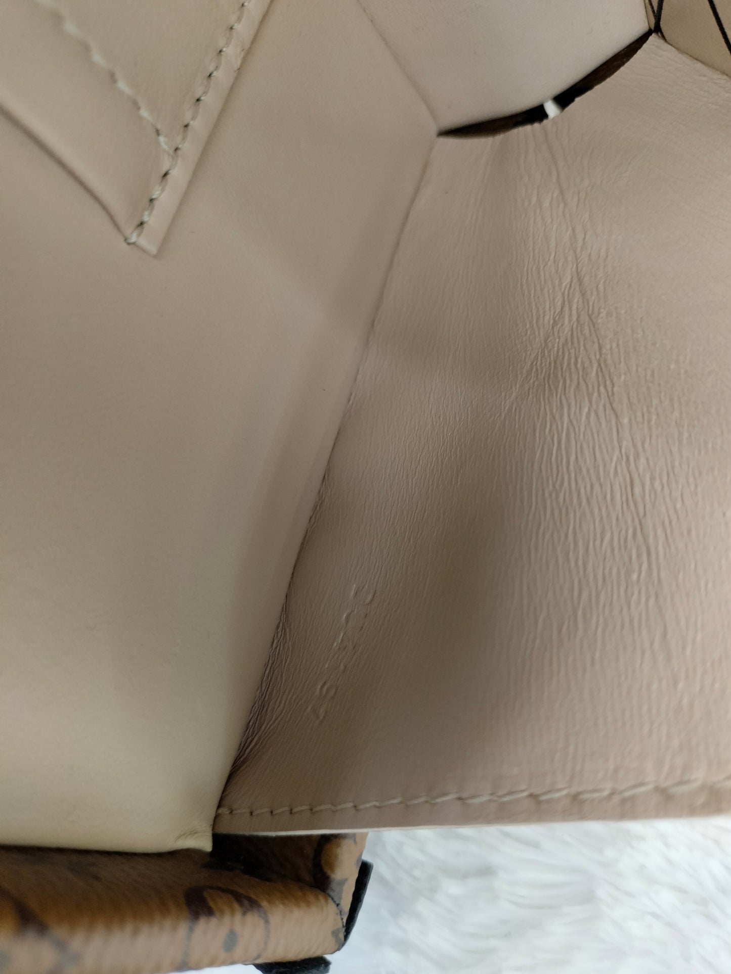 LV Petite Malle Trunk Monogram Reverse 2017