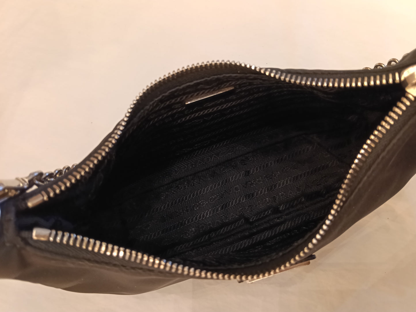 Prada Re Edition Multi Pochette Nylon Black SHW