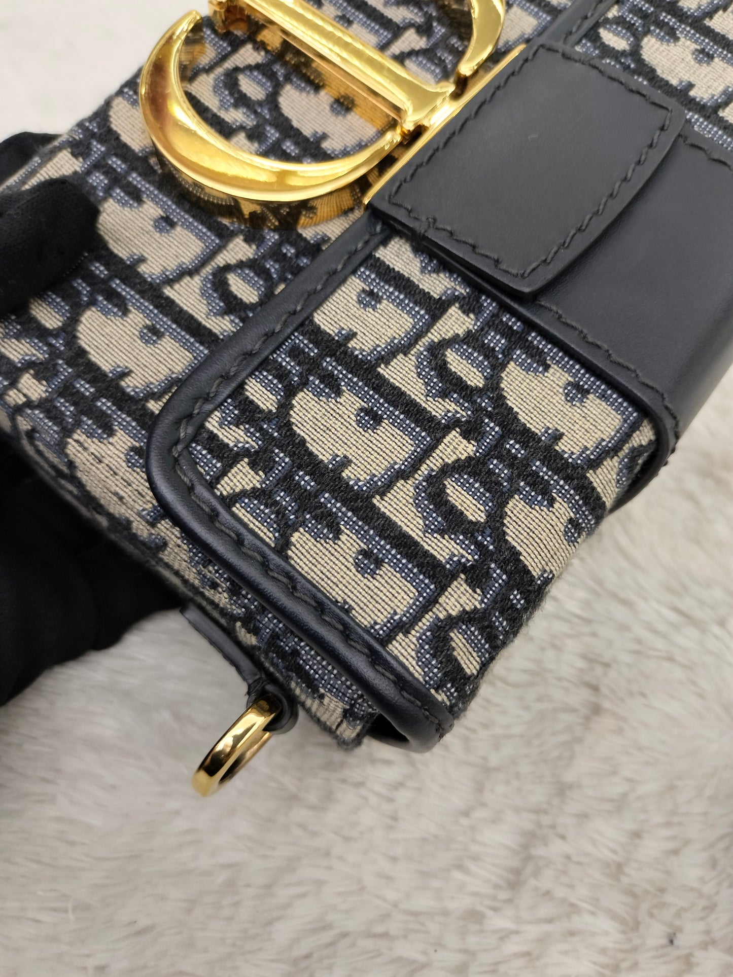 Dior Montaigne Box Oblique Navy GHW 2020