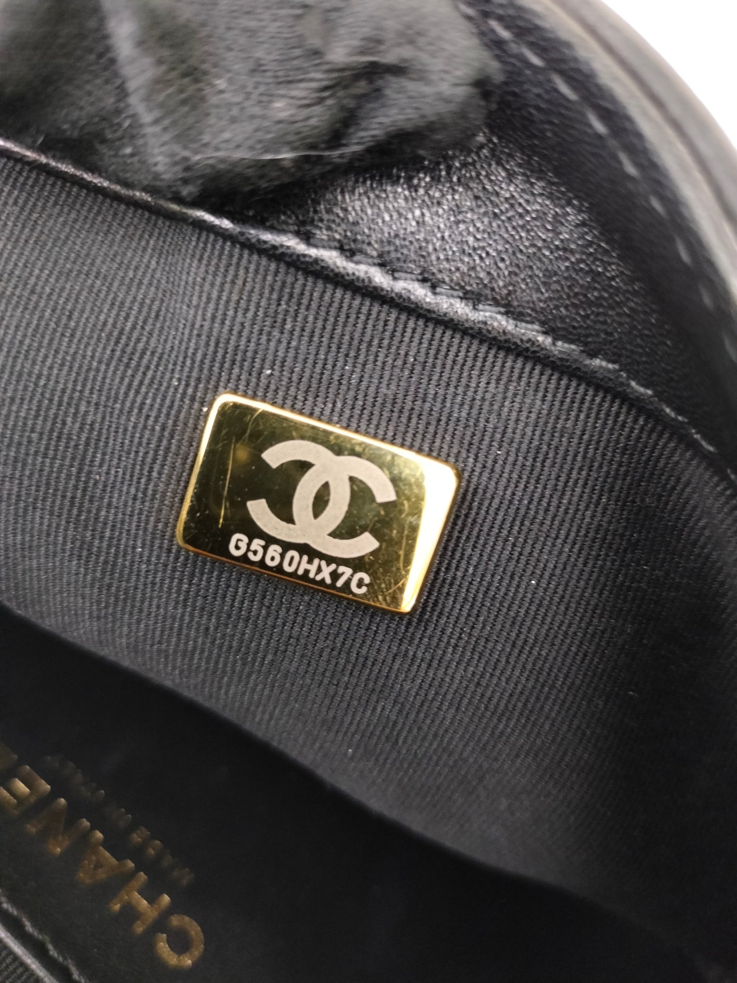 Chanel Small Pillow Crush Flap Lamb Black GHW (CHIP)