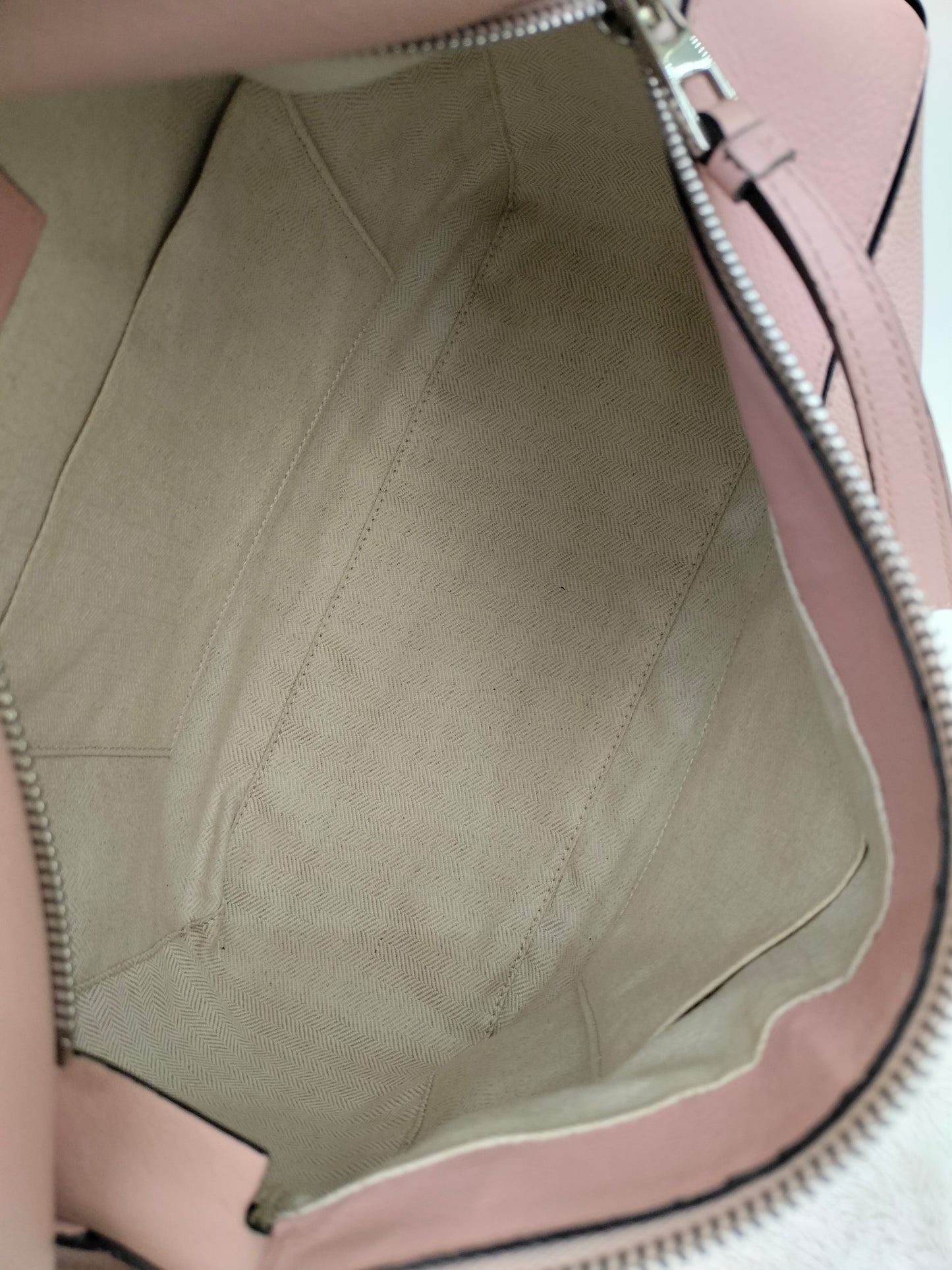 Loewe Puzzle Gingham Medium Pink White SHW 2017