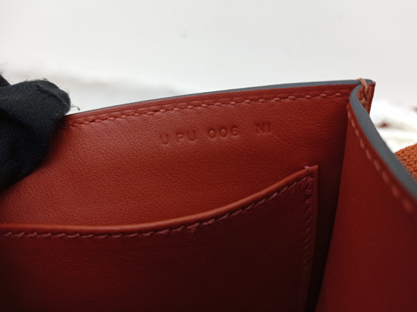 Hermes Geta Chevre Mysore Sangle Cuivre PHW #U