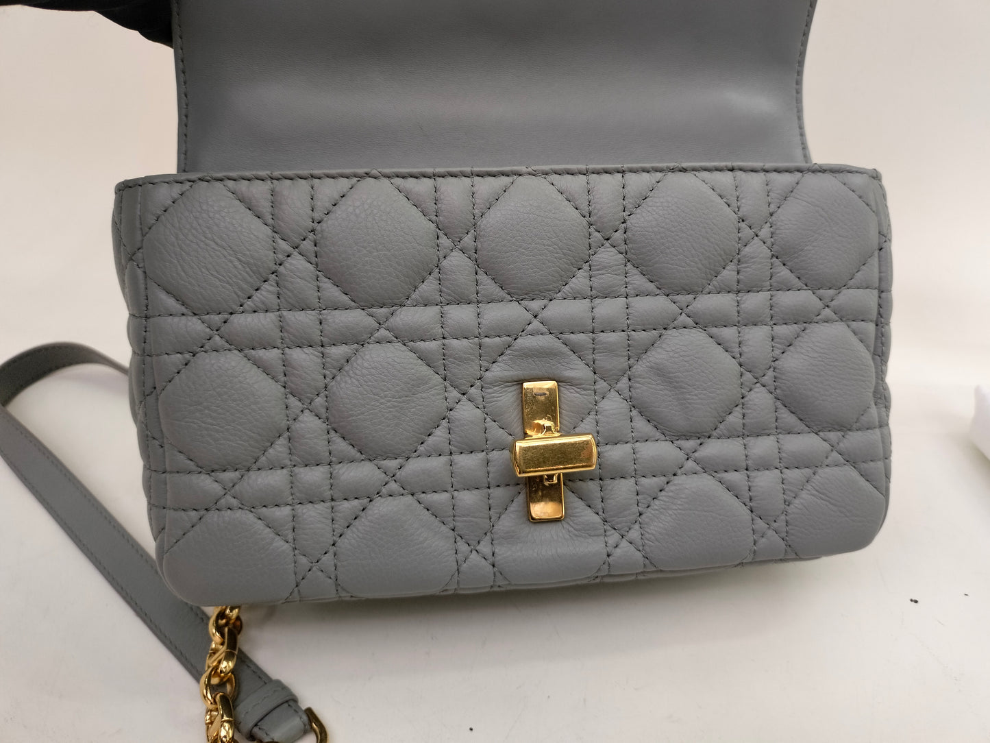Dior Caro Small Grey GHW 2021