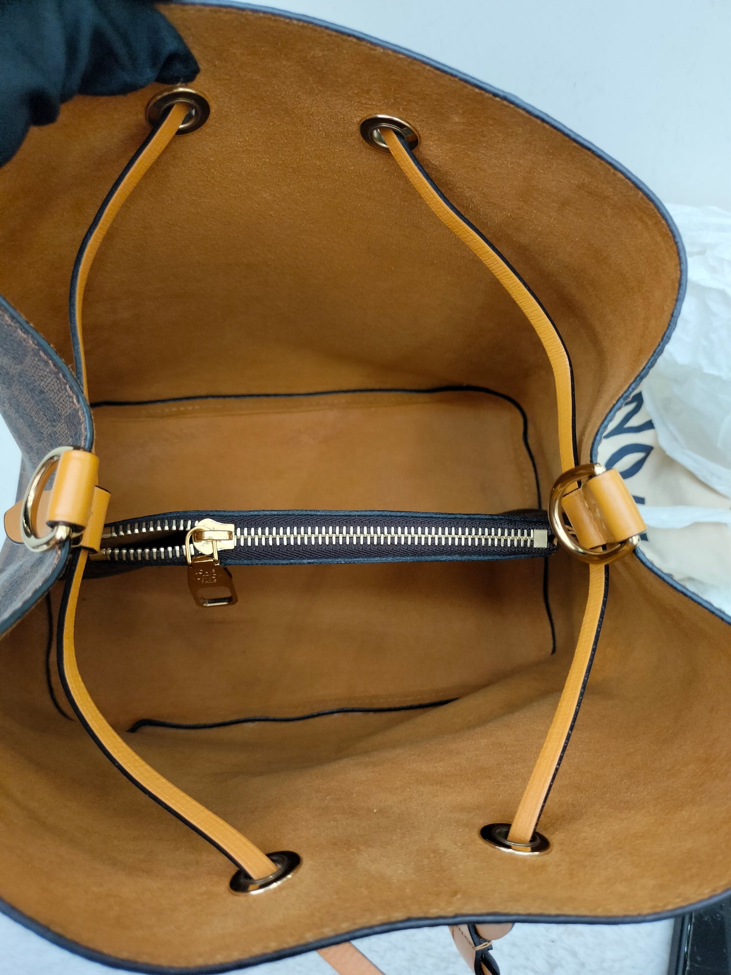 LV Neo Noe MM Damier Safran (CHIP)
