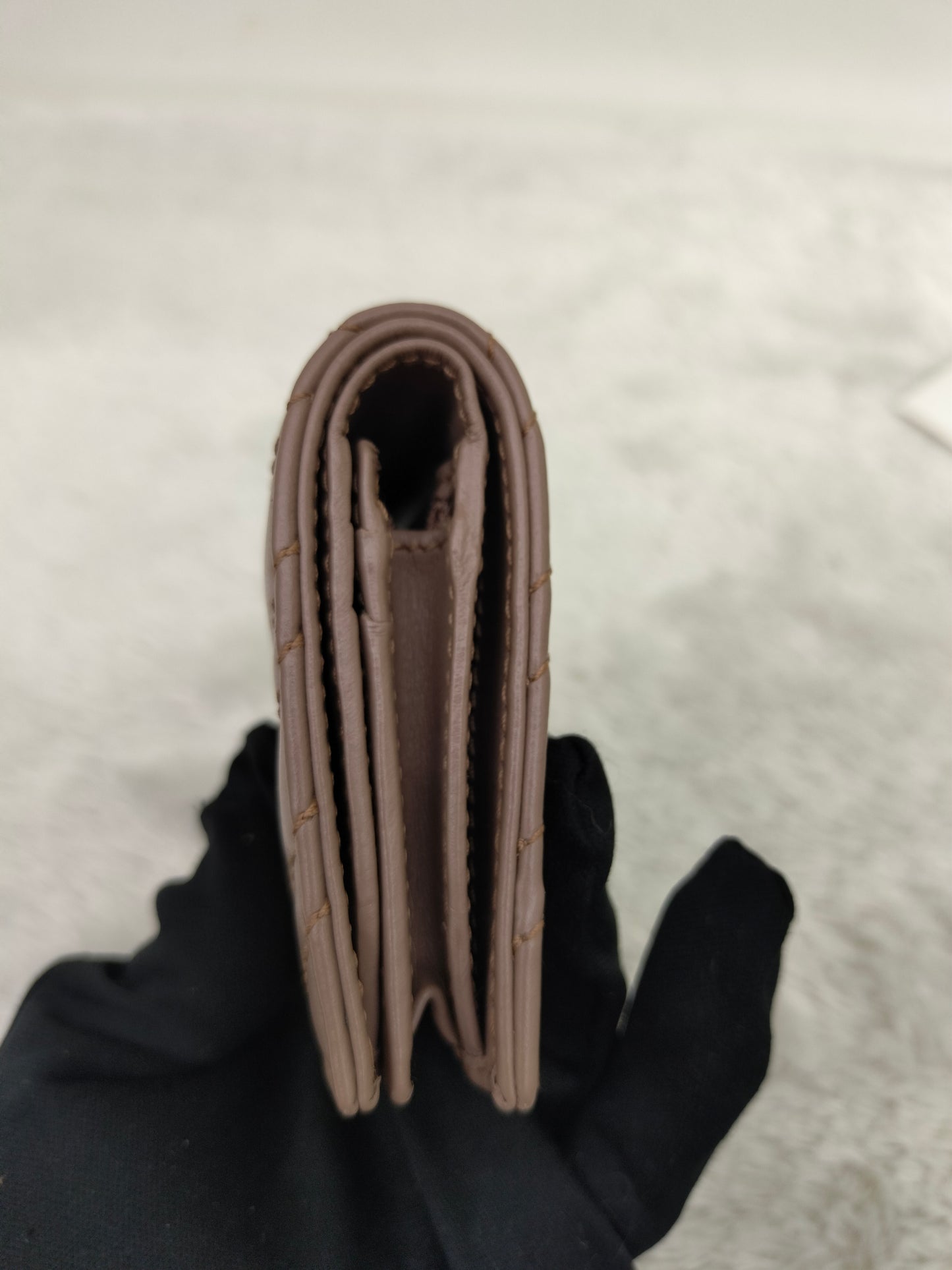 Gucci Card Case Wallet Marmont Dusty Pink GHW