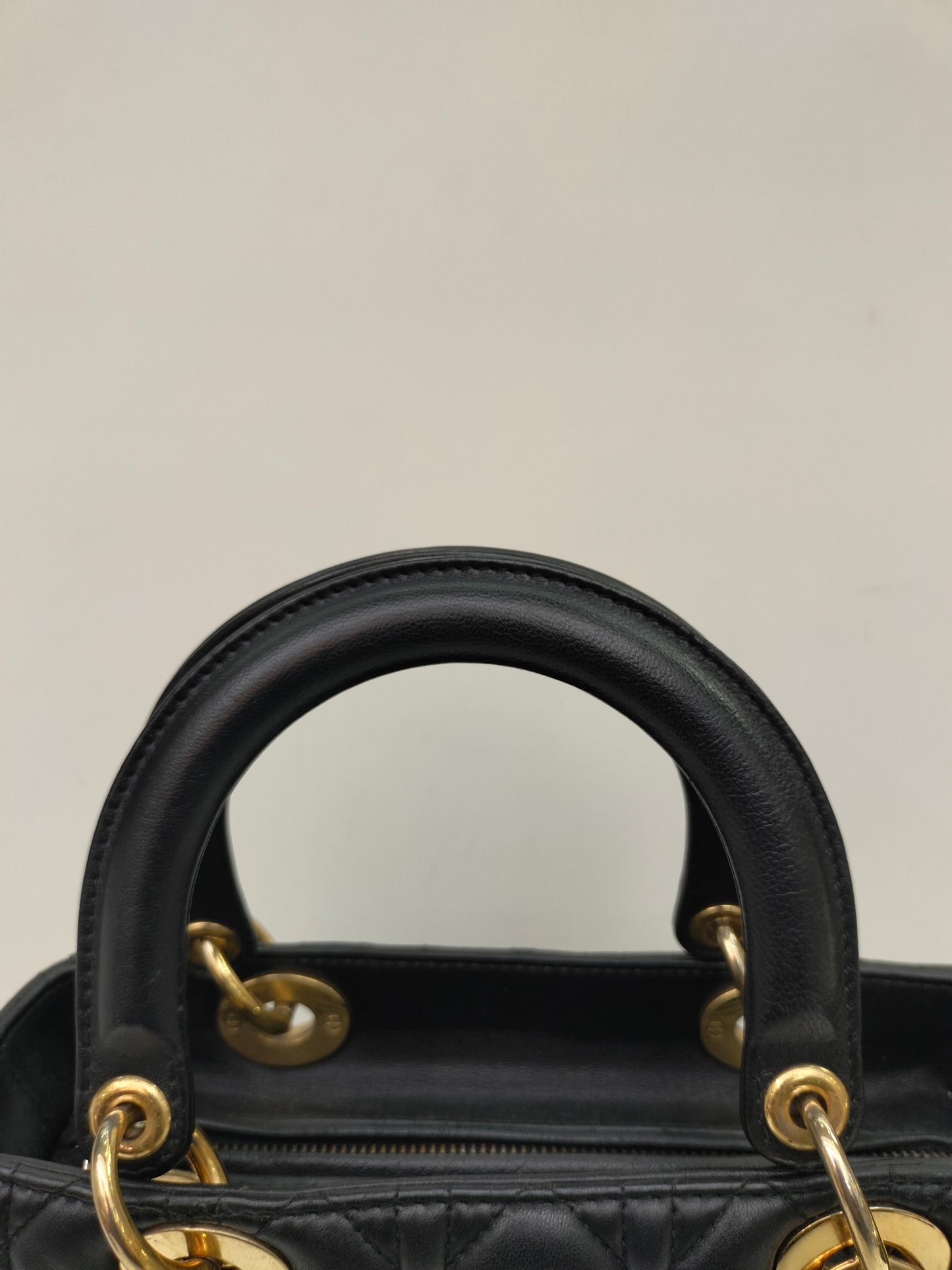 Lady Dior Medium Lamb Black GHW 2014